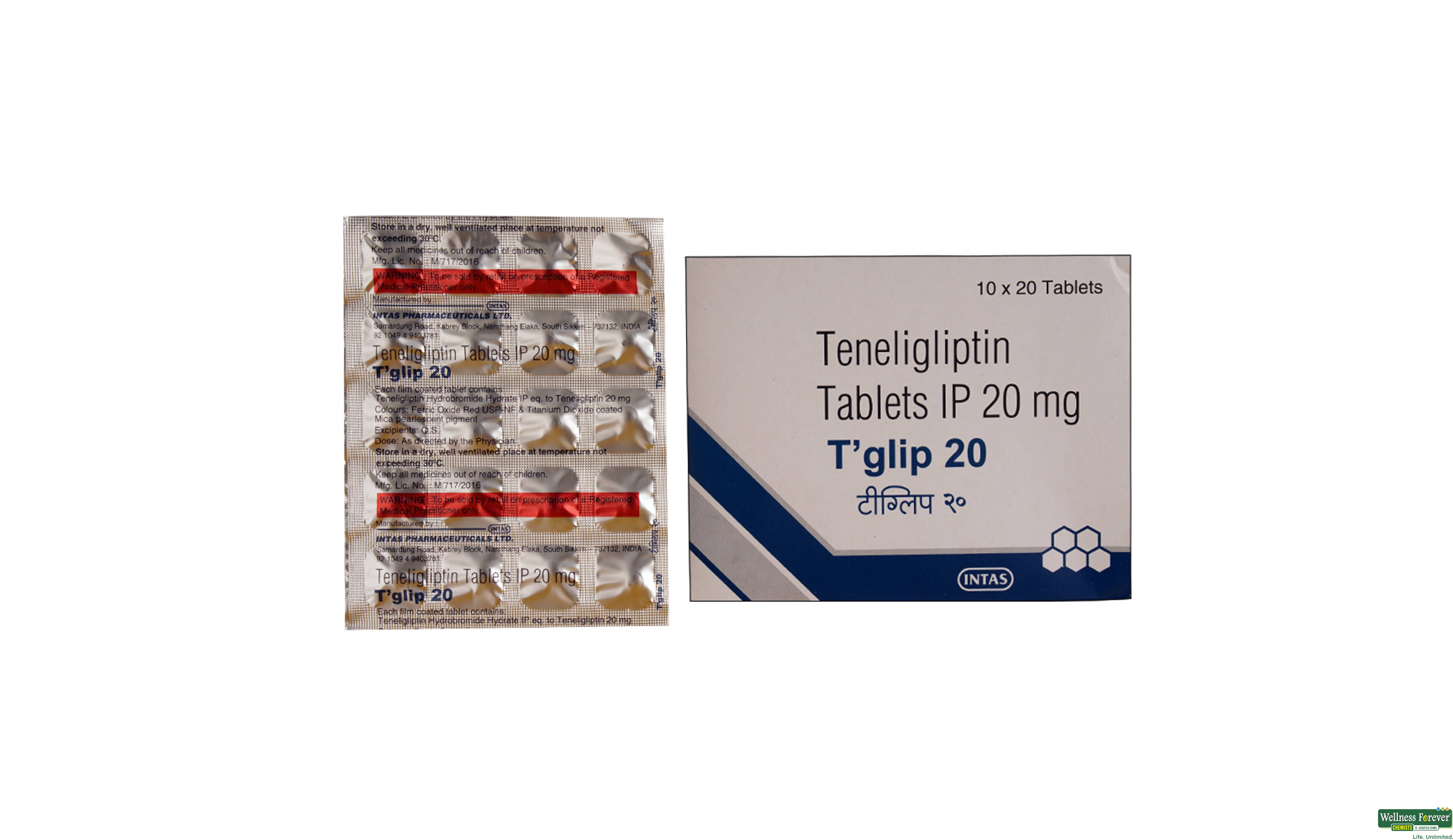 TGLIP 20MG 20TAB- 1, 20TAB, 