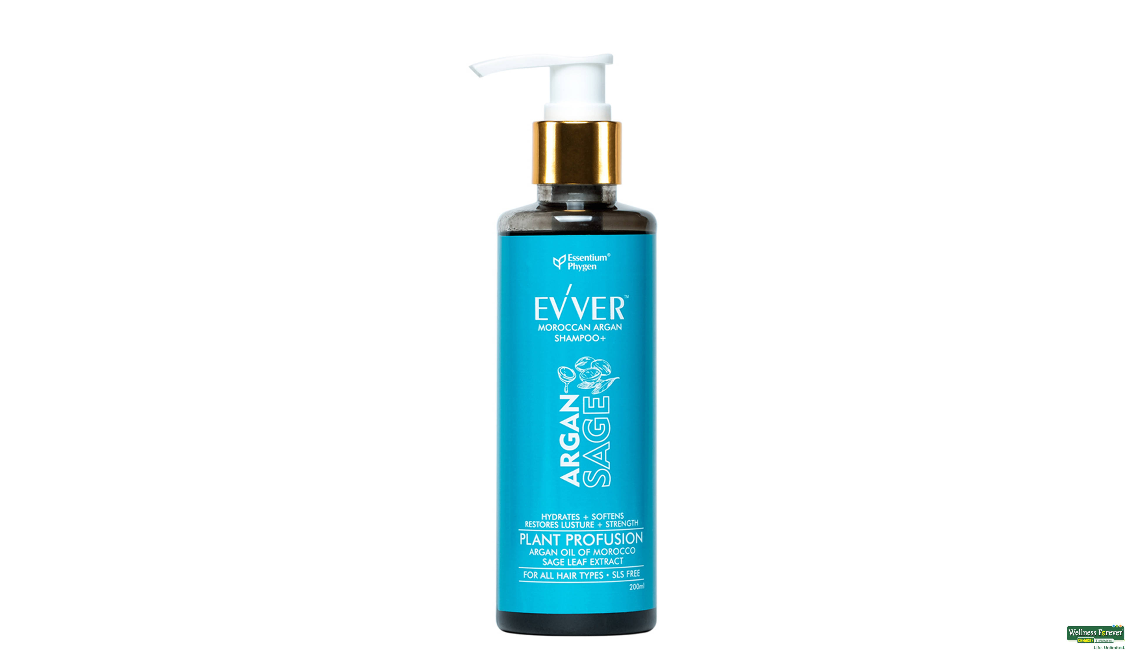 EVVER SHMP MOROCCAN ARGAN 200ML- 1, 200ML, 