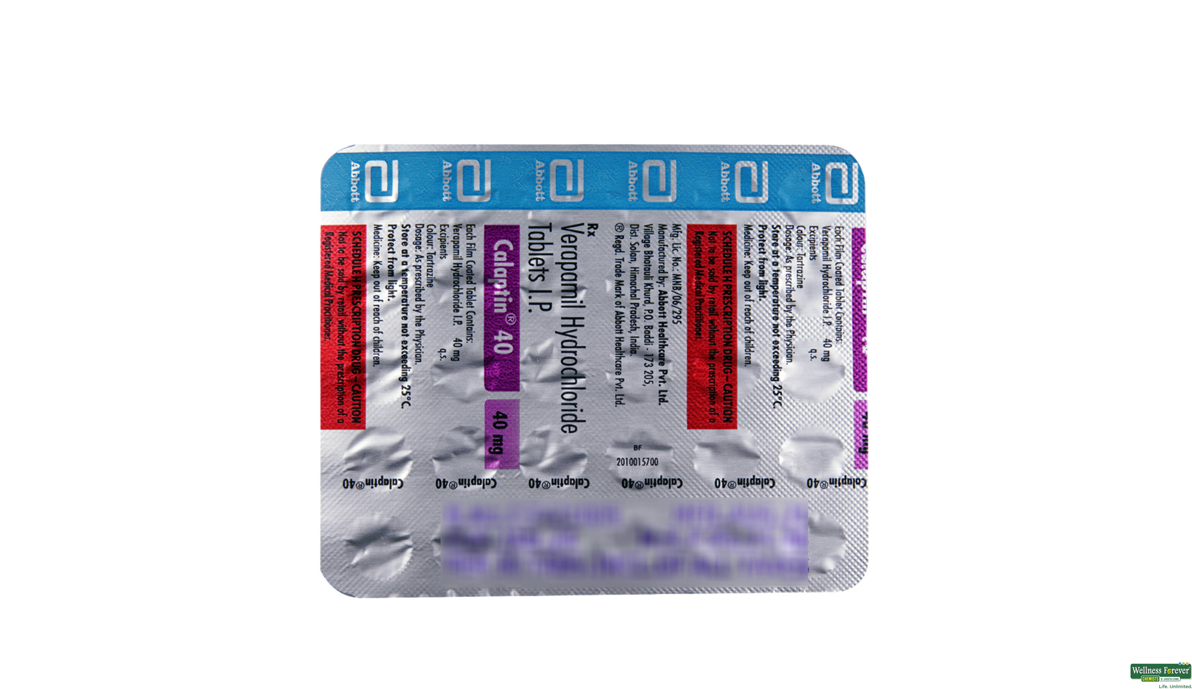CALAPTIN 40MG 30TAB- 2, 30TAB, 