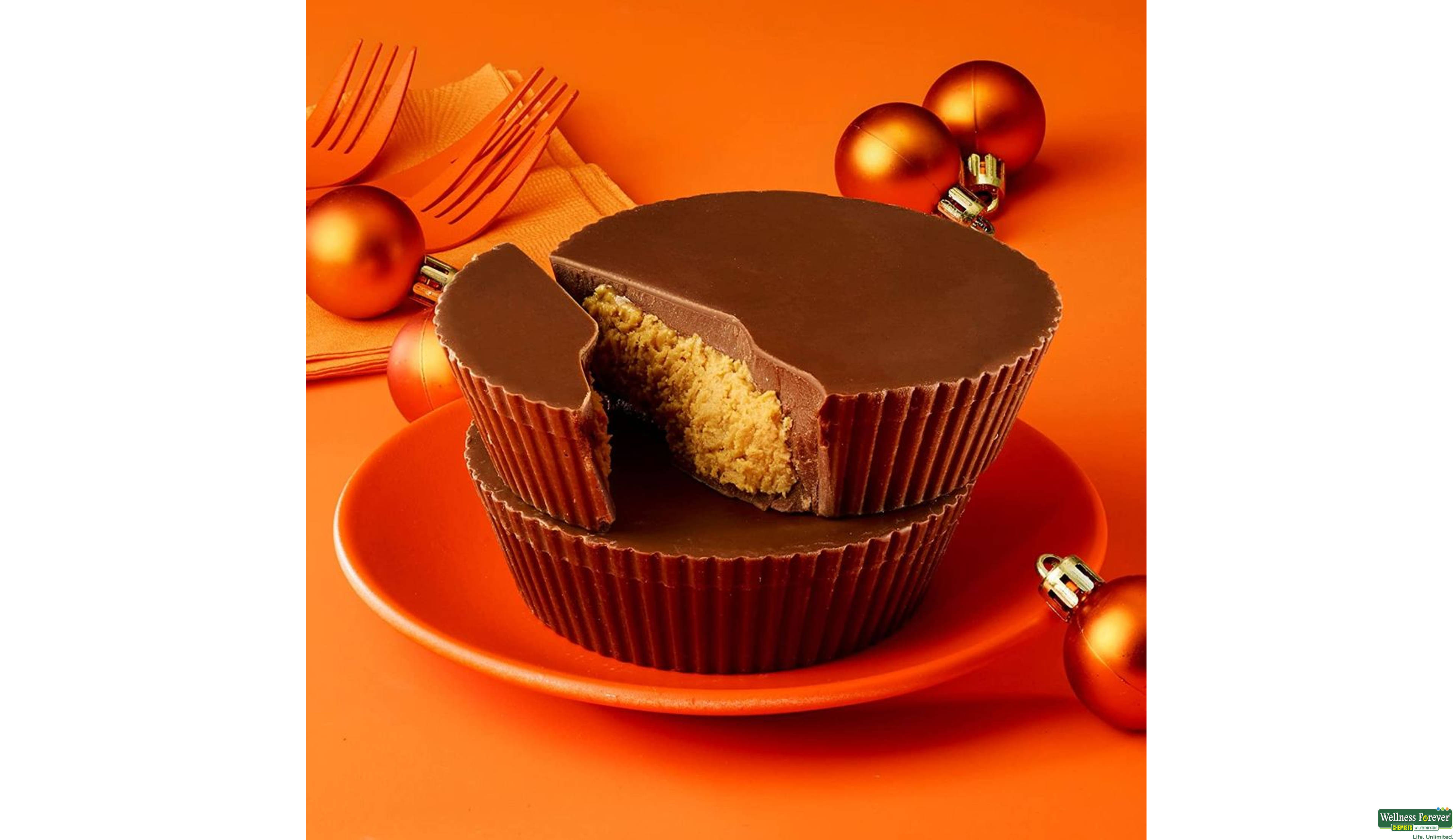 REESES 2 PEANUT BUTTER CUPS CHOCO 42GM- 5, 42GM, null