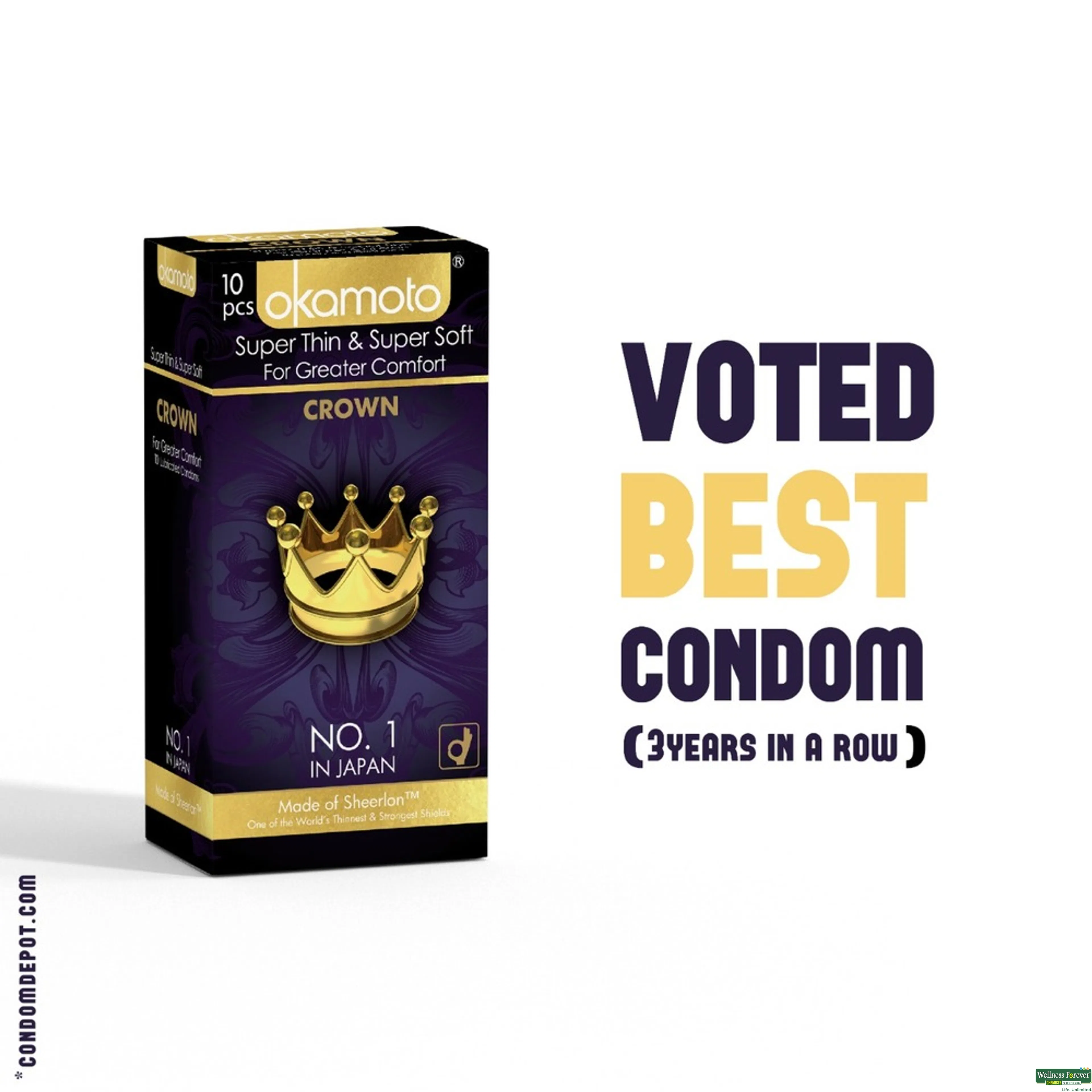 OKAMOTO CONDOM CROWN 10PC-image