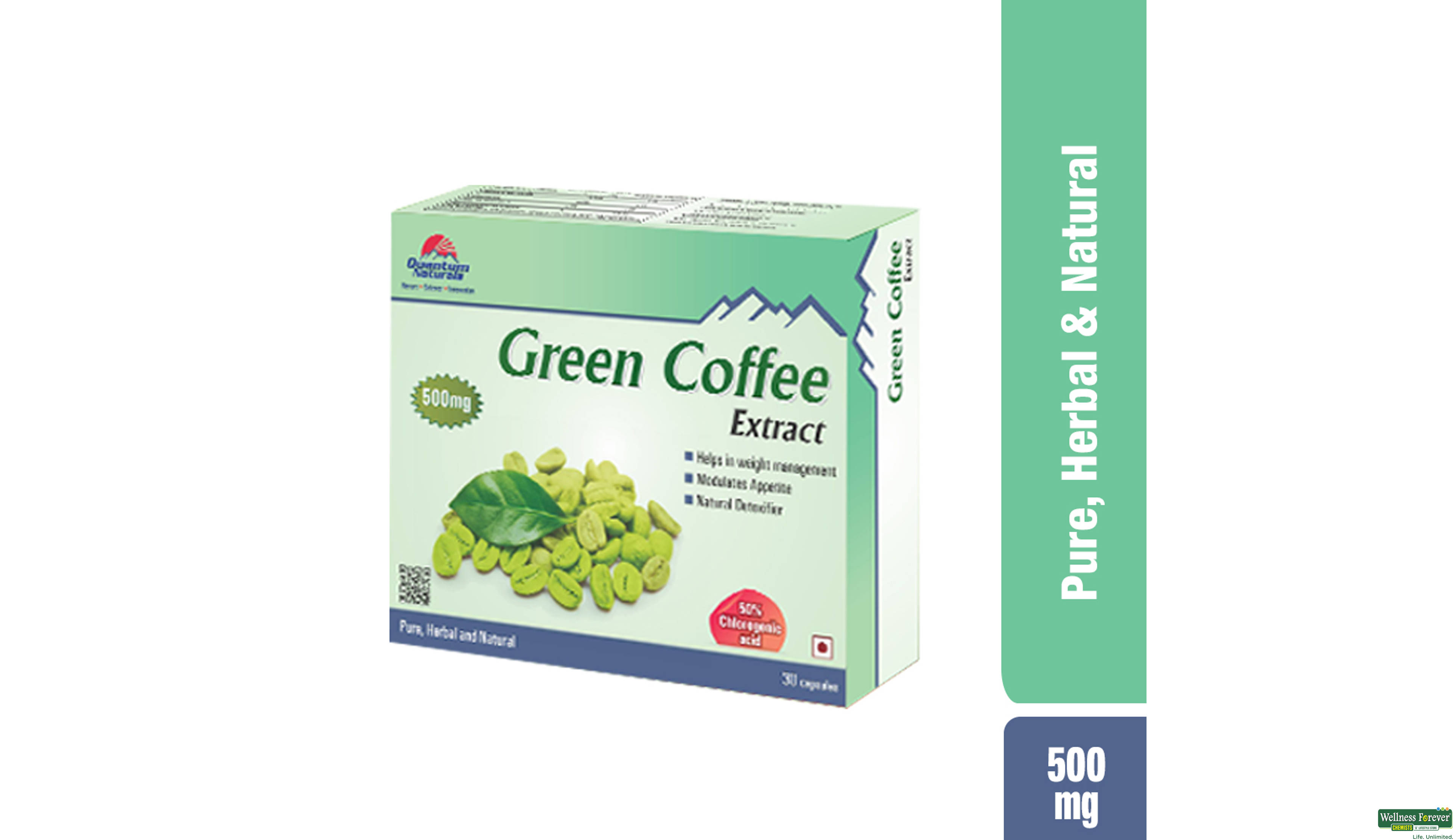 QUANTO GREEN COFFEE 30CAP- 1, 30CAP, null