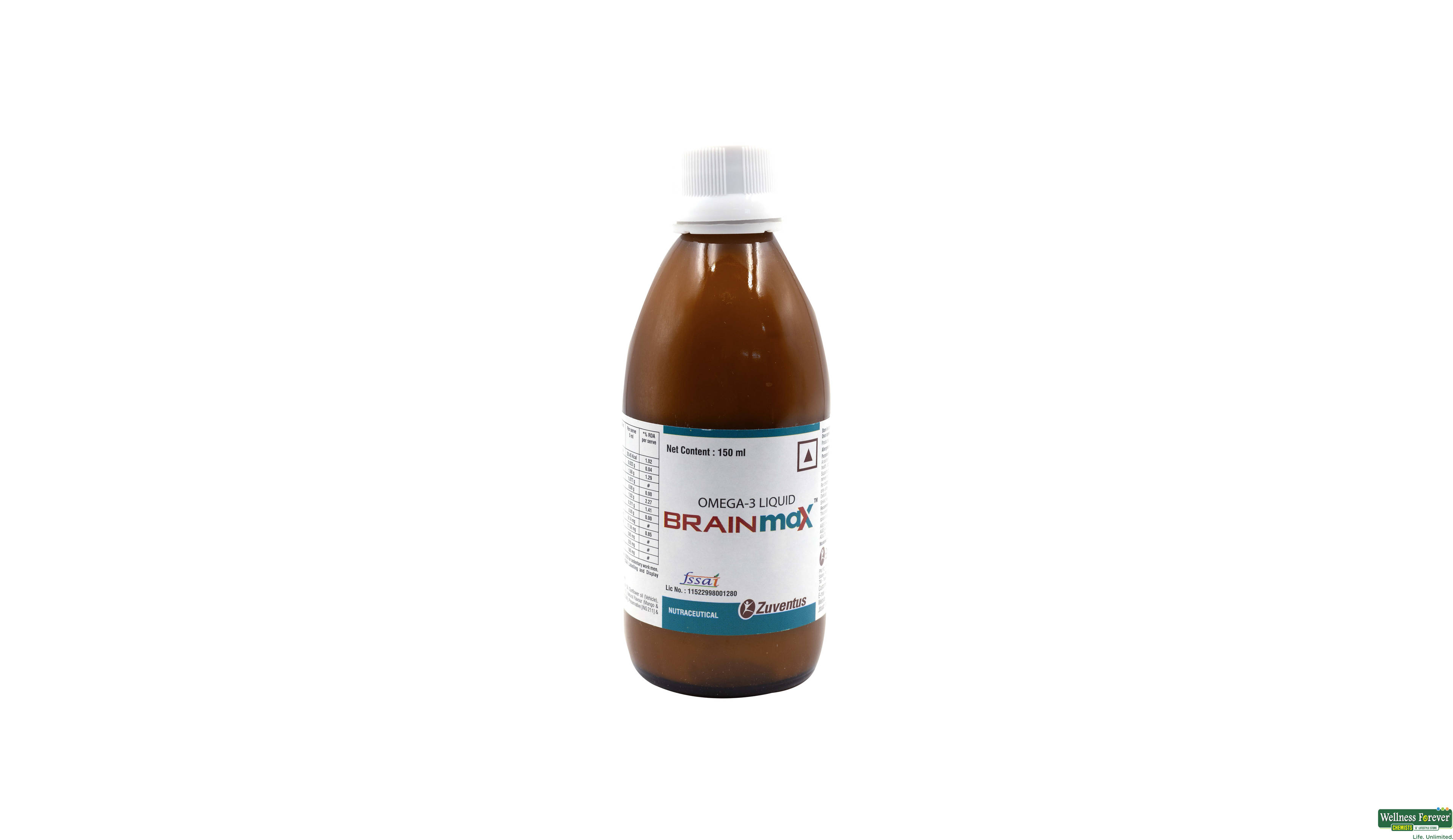 BRAINMAX SYP 150ML- 1, 150ML, 