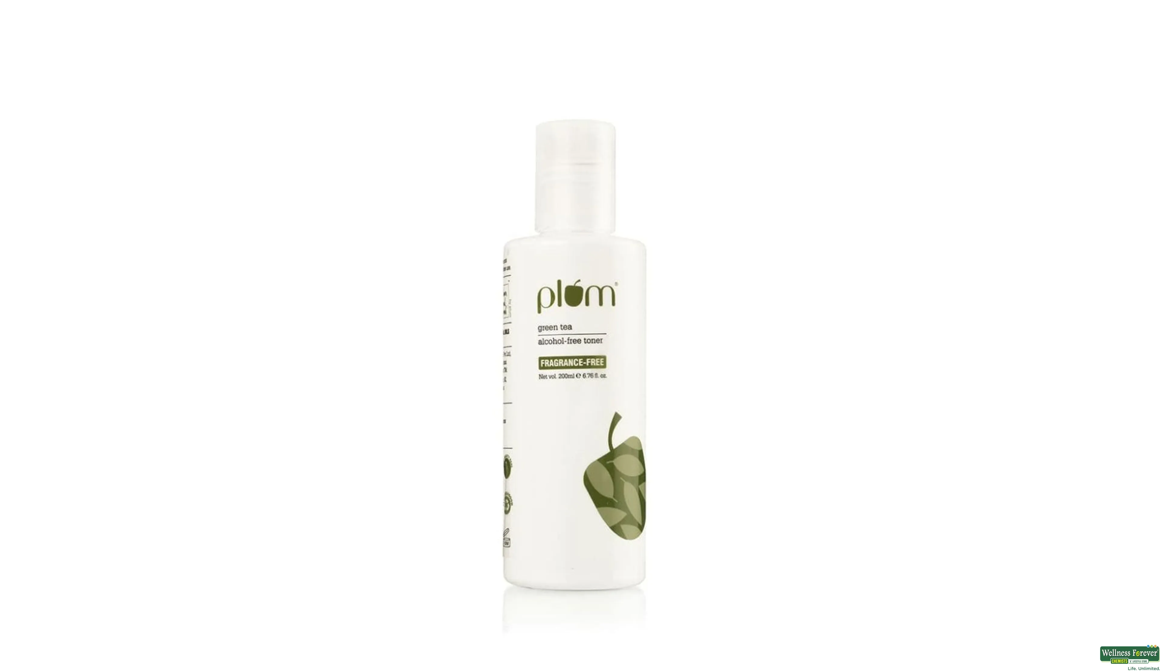 PLUM F/TONER GREEN TEA ALCOH FREE 200ML- 1, 200ML, null