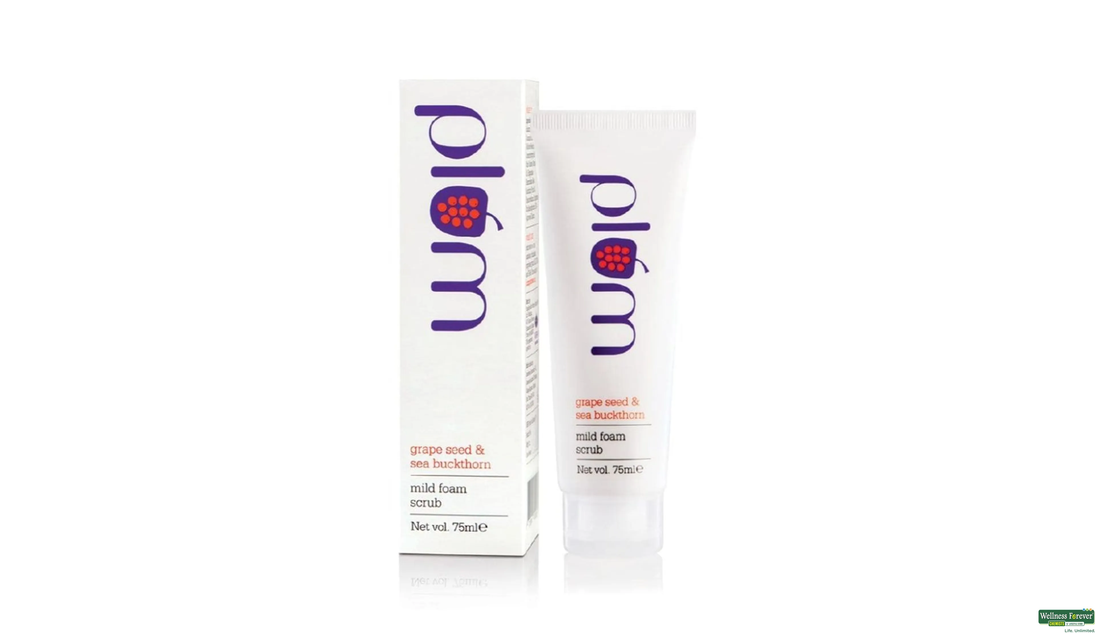 PLUM F/SCRUB CHAMO W/TEA BRIGH UP 75ML- 1, 75ML, null