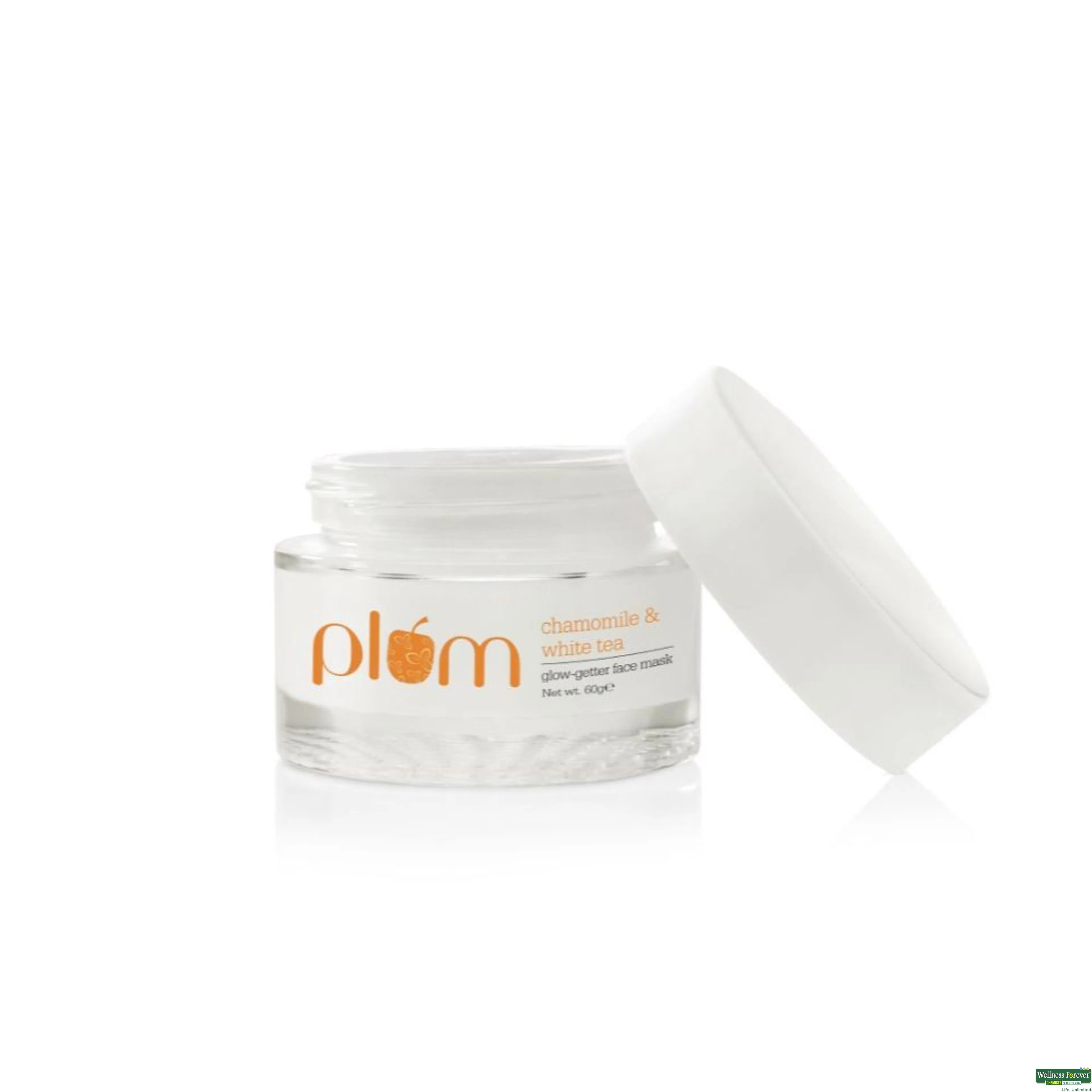 PLUM F/MASK CHAMO/WHITE TEA GLOW 60ML-image