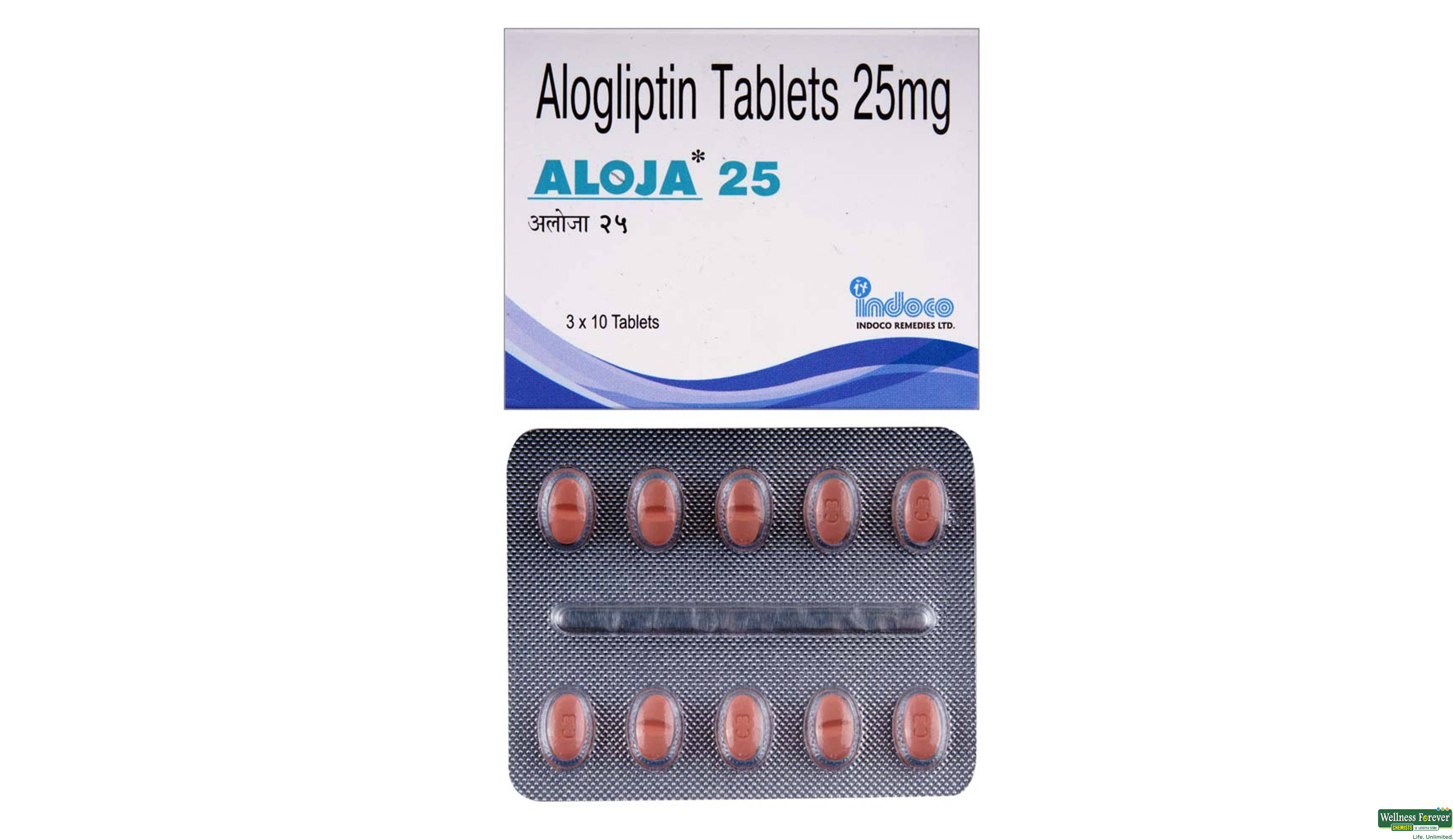 ALOJA 25MG 10TAB- 1, 10TAB, 