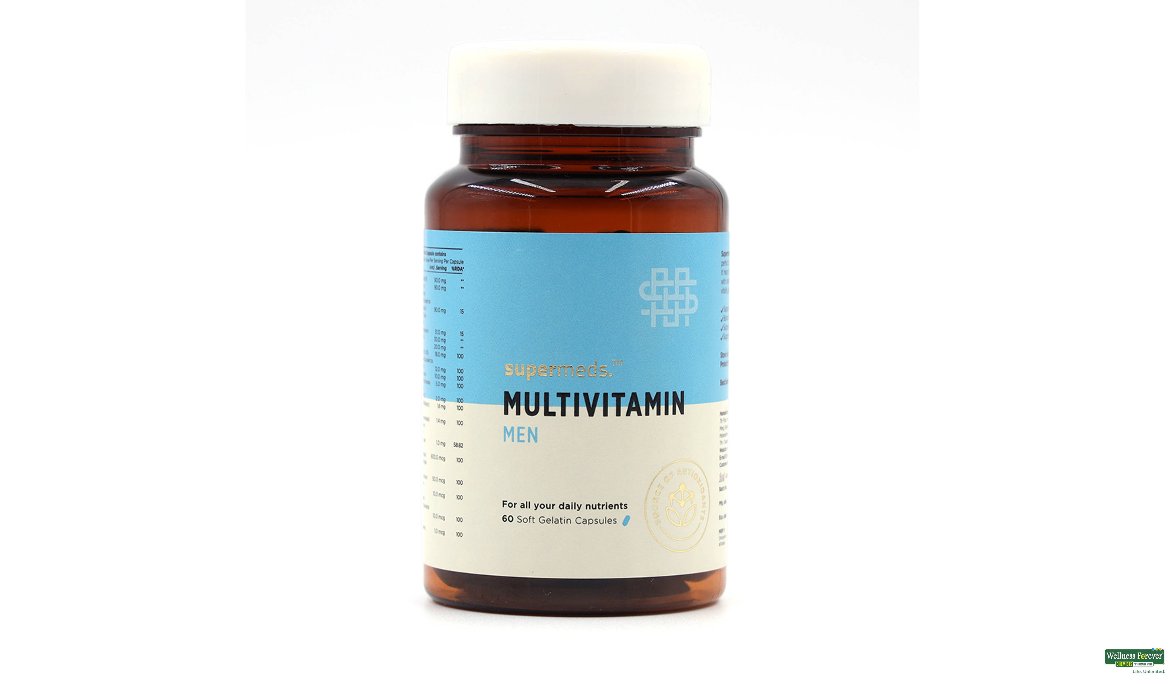 SUPERMEDS MULTIVITAMIN MEN 60CAP ##- 1, 60CAP, null