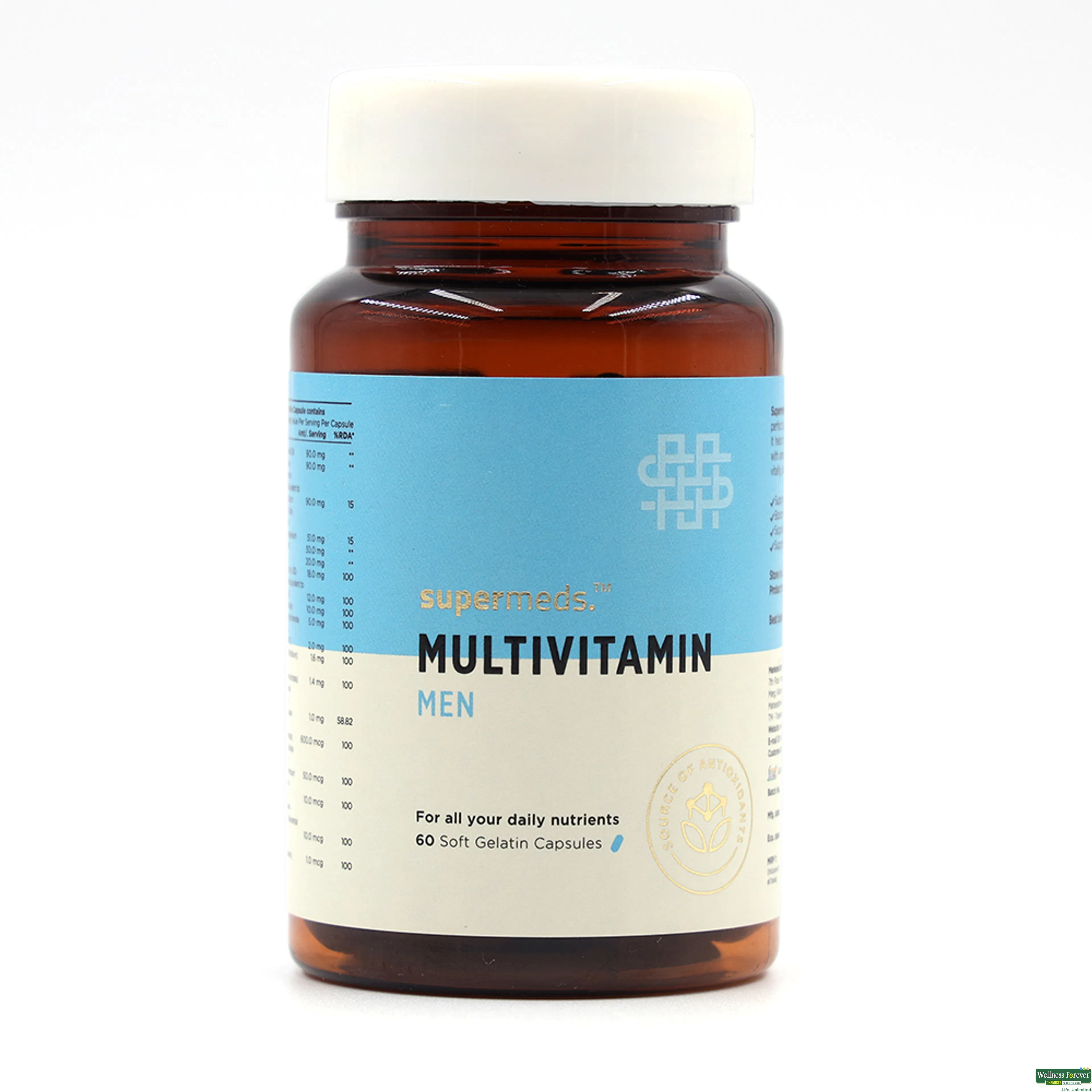 SUPERMEDS MULTIVITAMIN MEN 60CAP-image