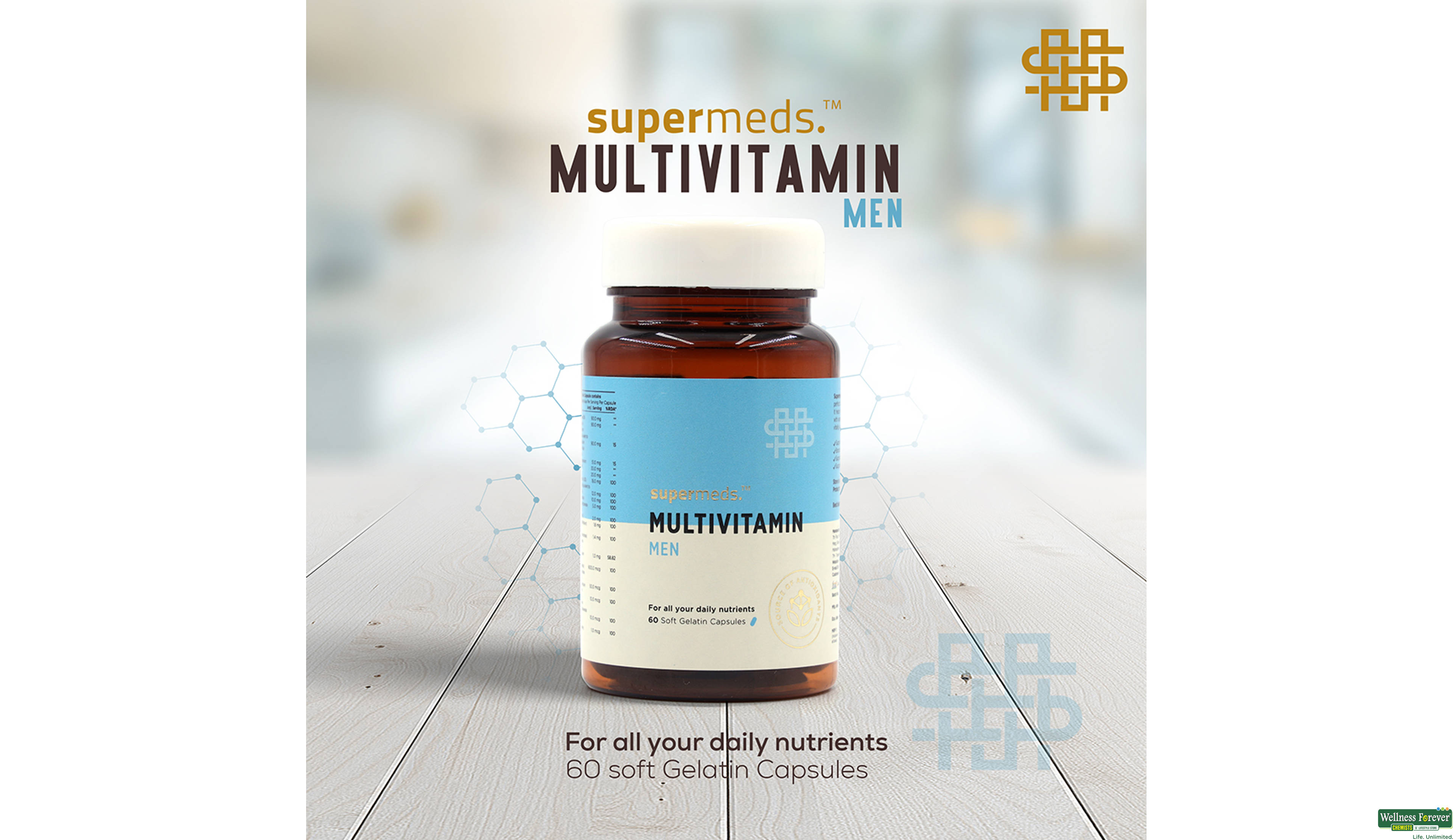 SUPERMEDS MULTIVITAMIN WOMEN 60CAP ##- 4, 60CAP, null