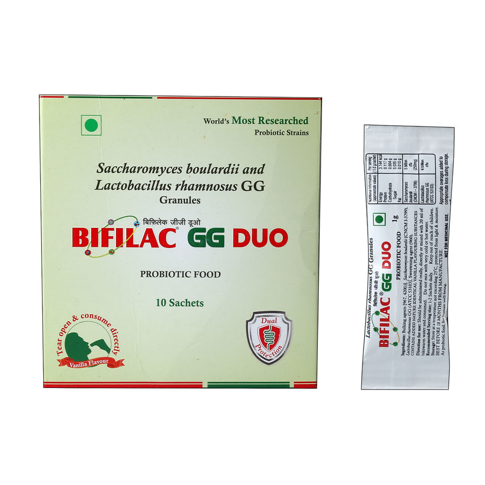 Buy BifilacGG Duo Sachet 1 g Online at Best Prices Wellness Forever