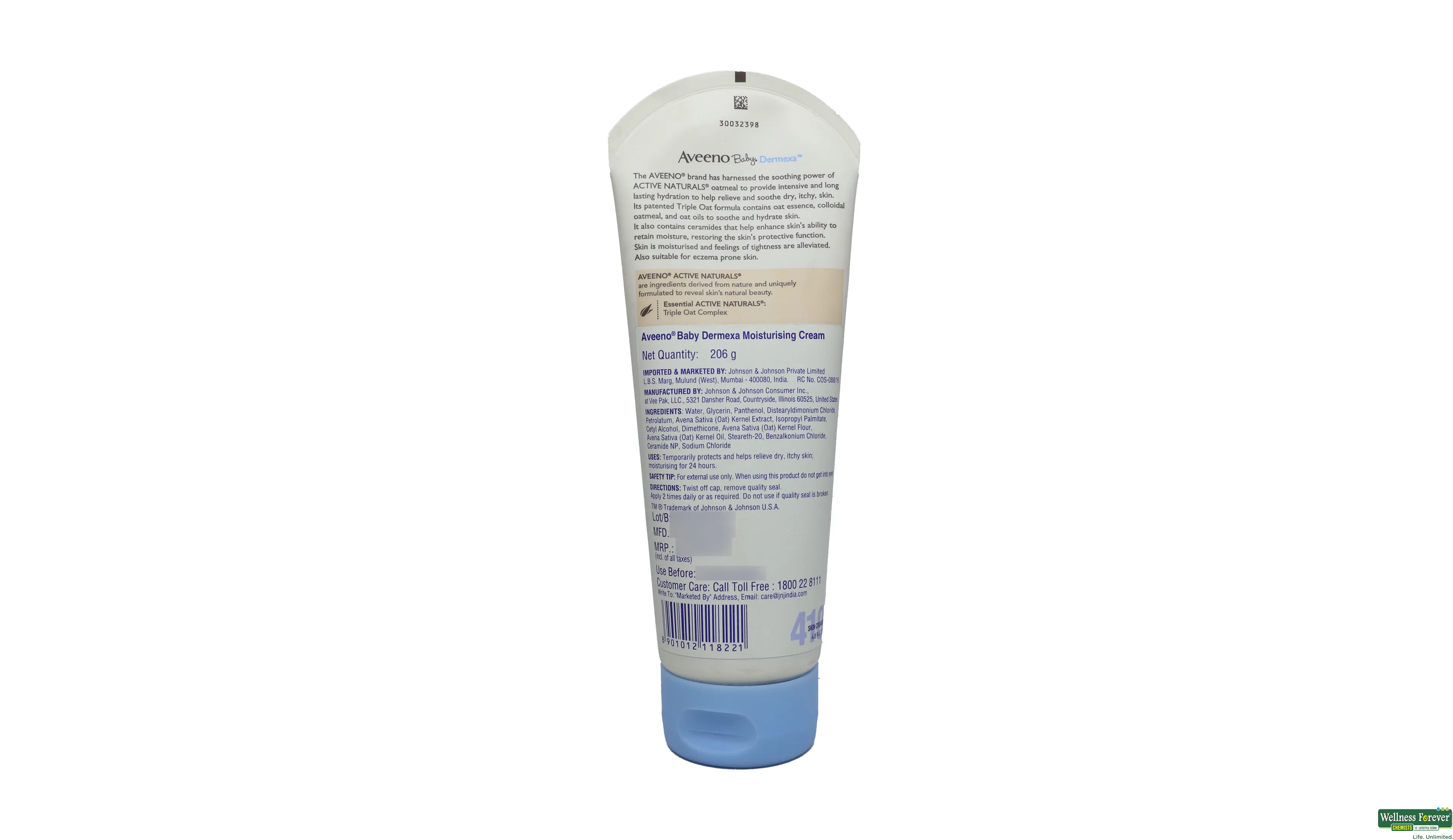 Aveeno Baby Dermexa Moisturising Cream, 206 gm Price, Uses, Side Effects,  Composition - Apollo Pharmacy