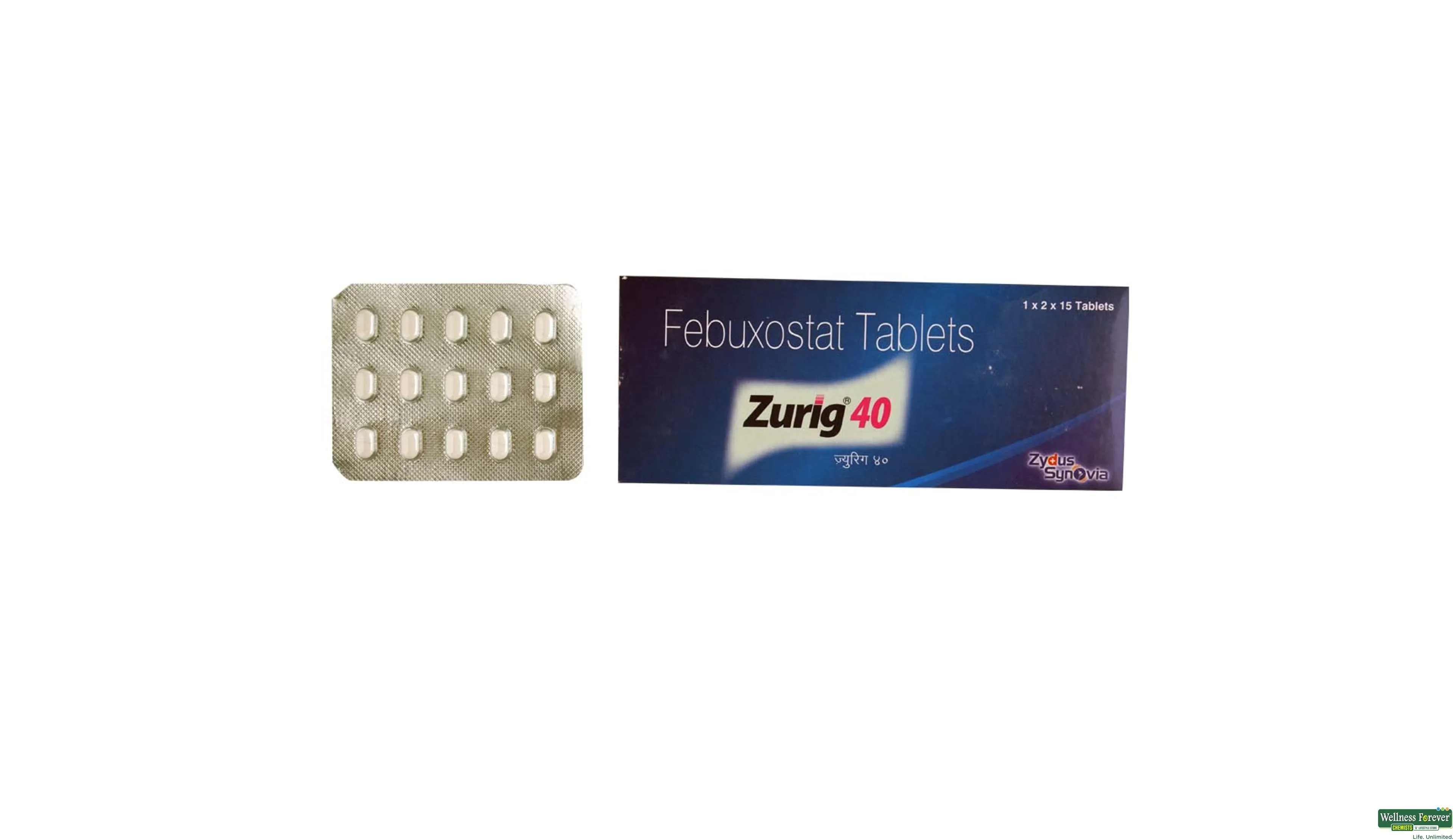 ZURIG 40MG 15TAB- 1, 15TAB, 