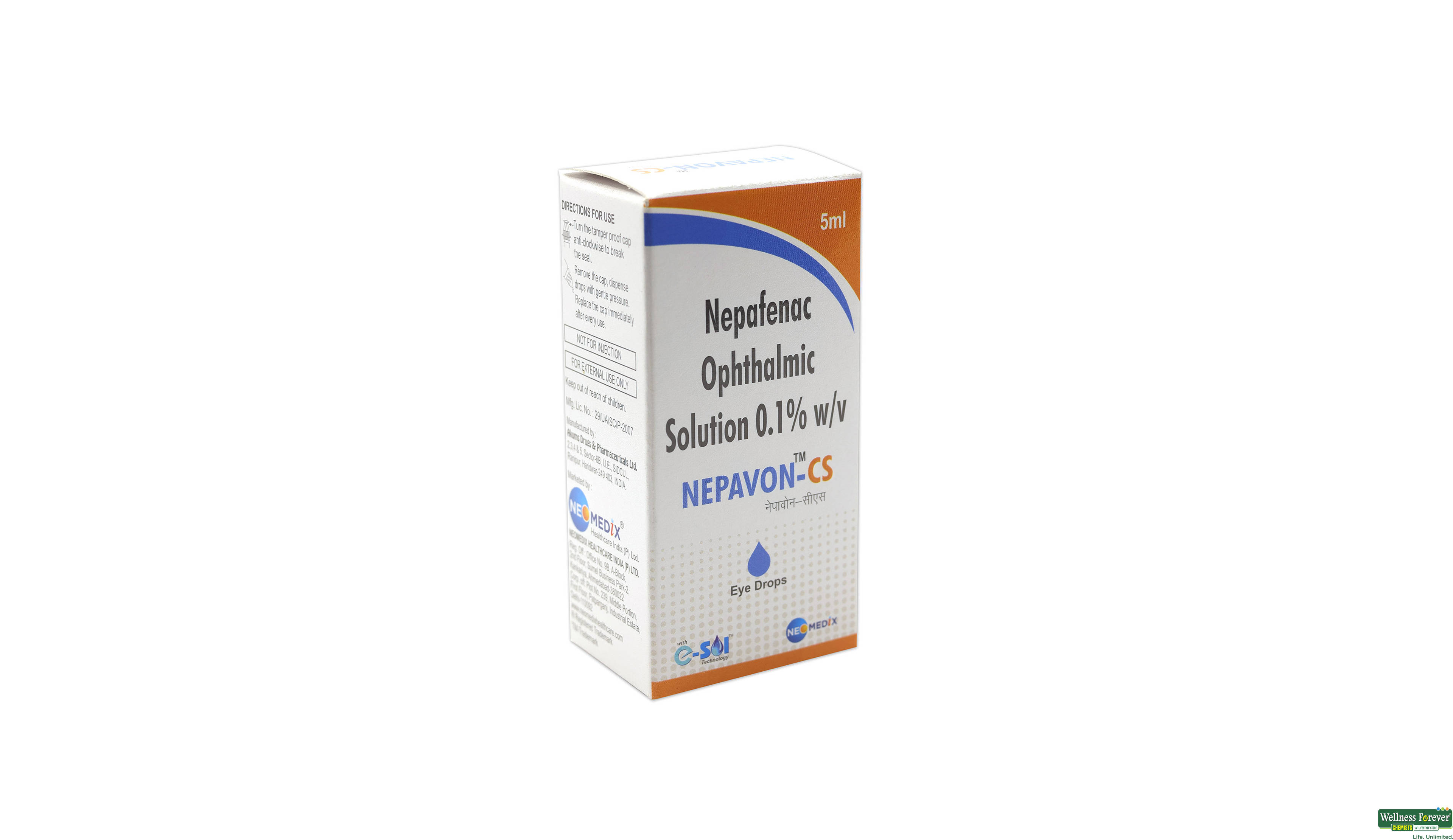 NEPAVON-CS E/DROPS 5ML- 1, 5ML, 