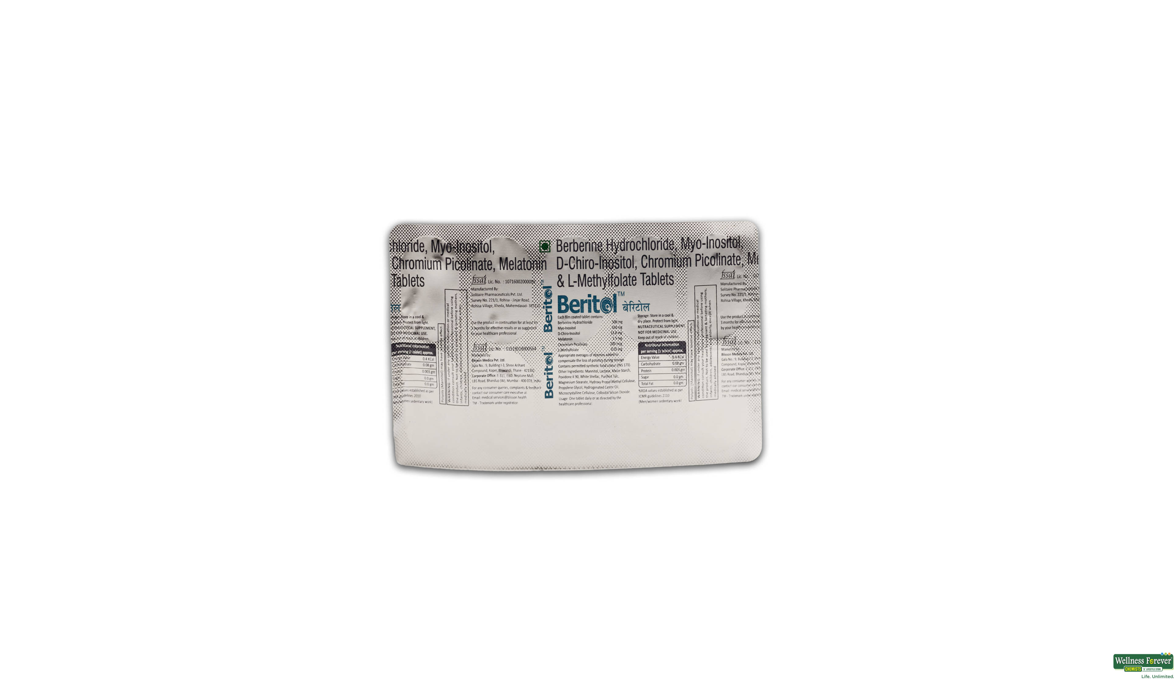 BERITOL 10TAB- 3, 10TAB, 
