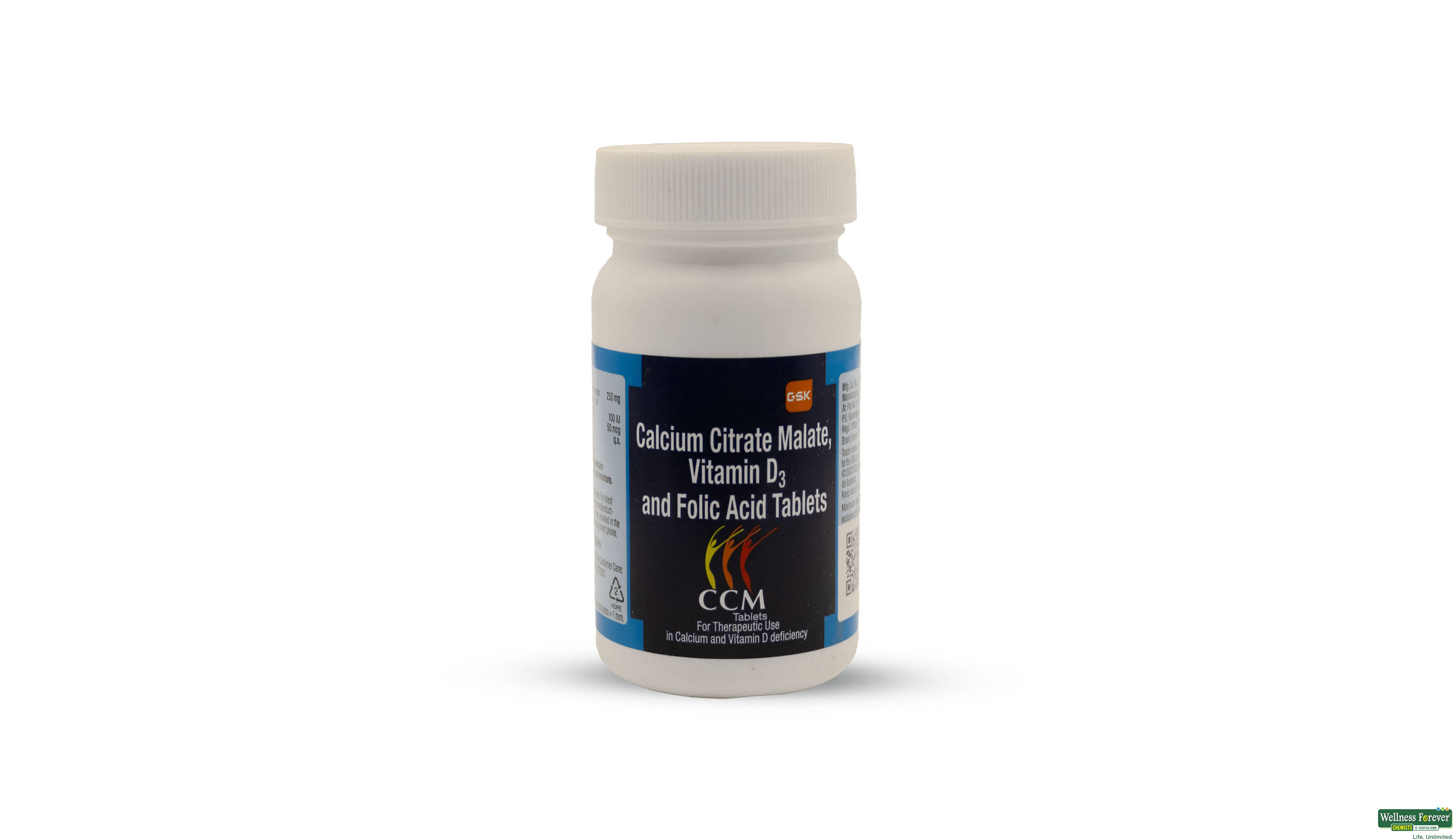 CCM 40TAB- 1, 40TAB, •Bone Health: Strengthens bones and teeth, reducing the risk of fractures.

•Prevents Deficiencies: Provides essential nutrients that help prevent conditions related to calcium and vitamin D deficiencies.