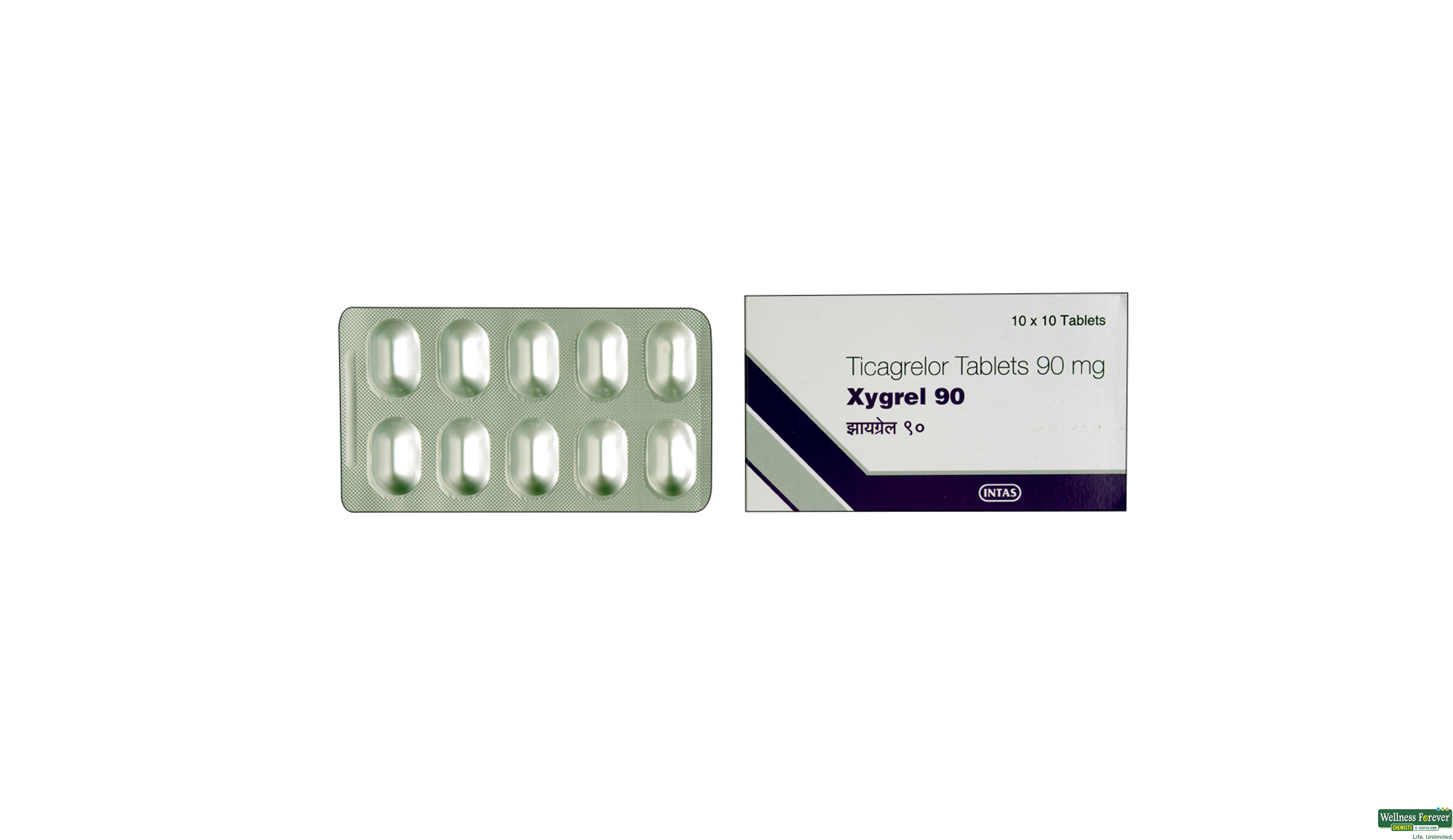 XYGREL 90MG 10TAB- 1, 10TAB, 