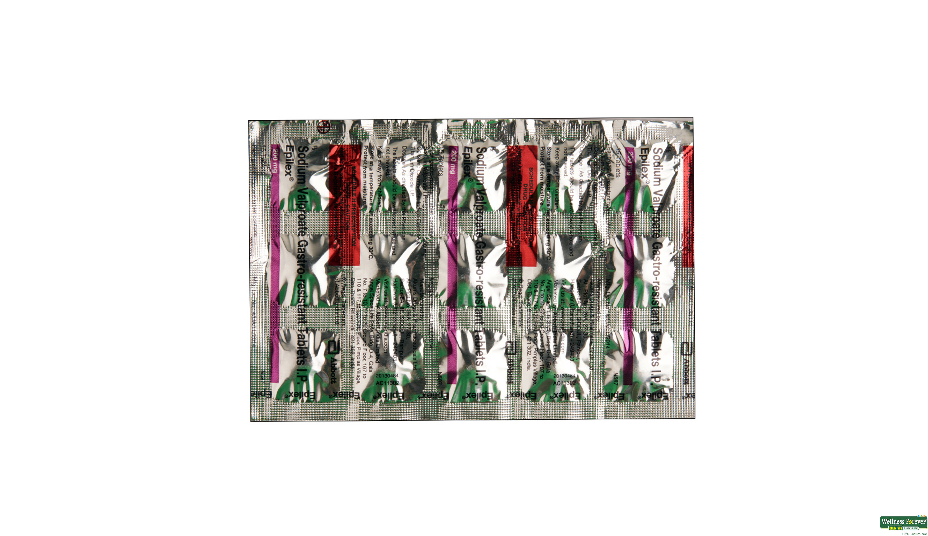 EPILEX 200MG 15TAB- 1, 15TAB, 