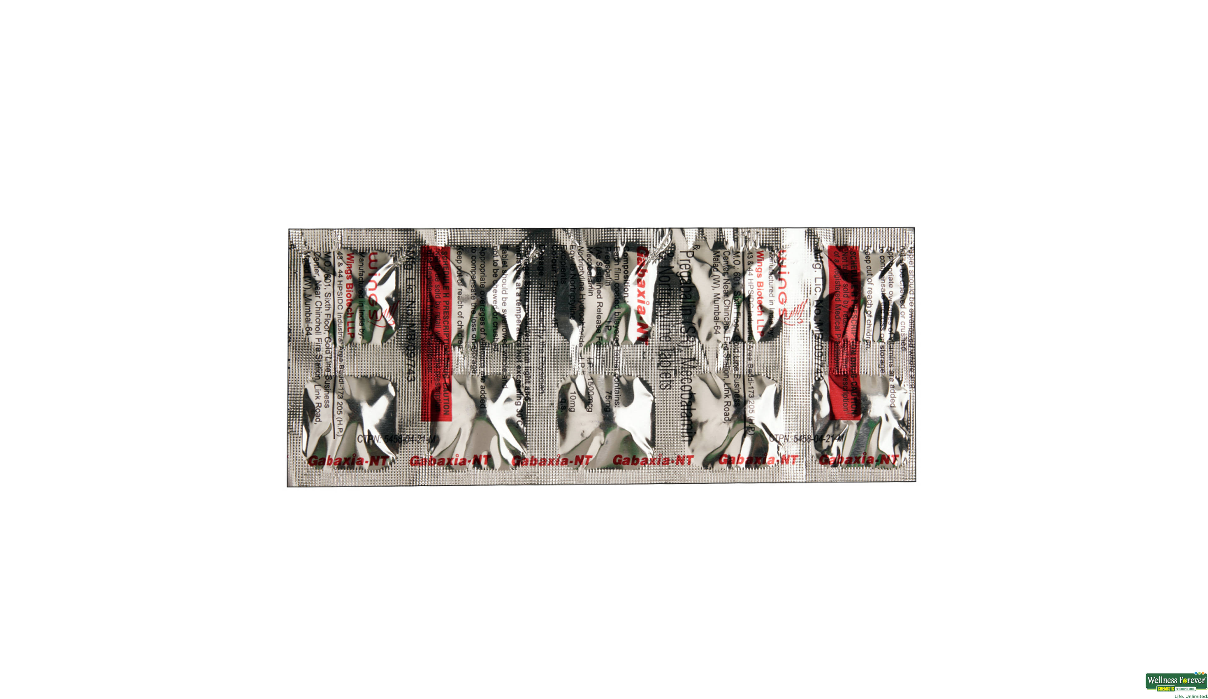 GABAXIA-NT 10TAB- 1, 10TAB, 