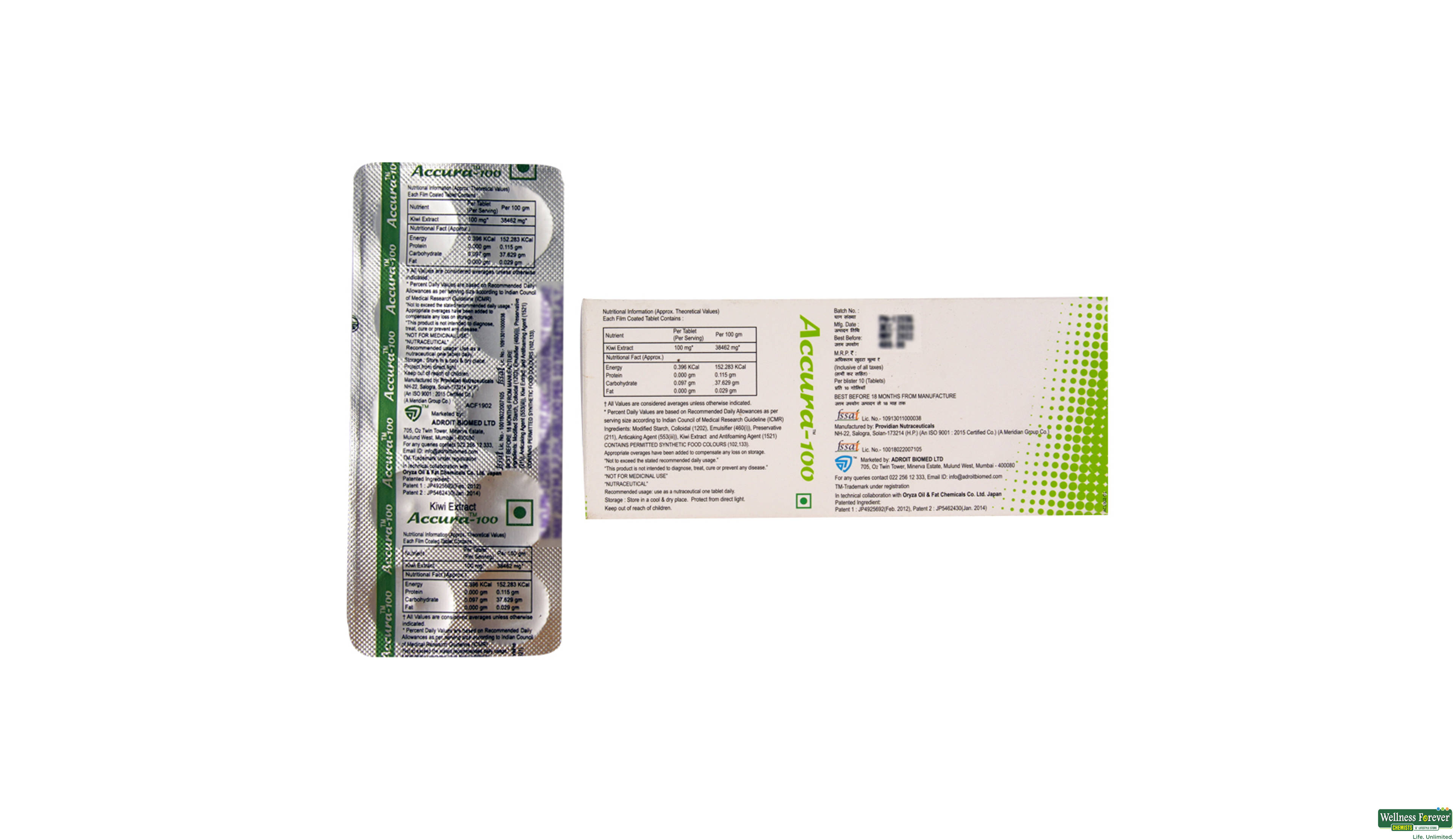 ACCURA 100MG 10TAB- 2, 10TAB, null
