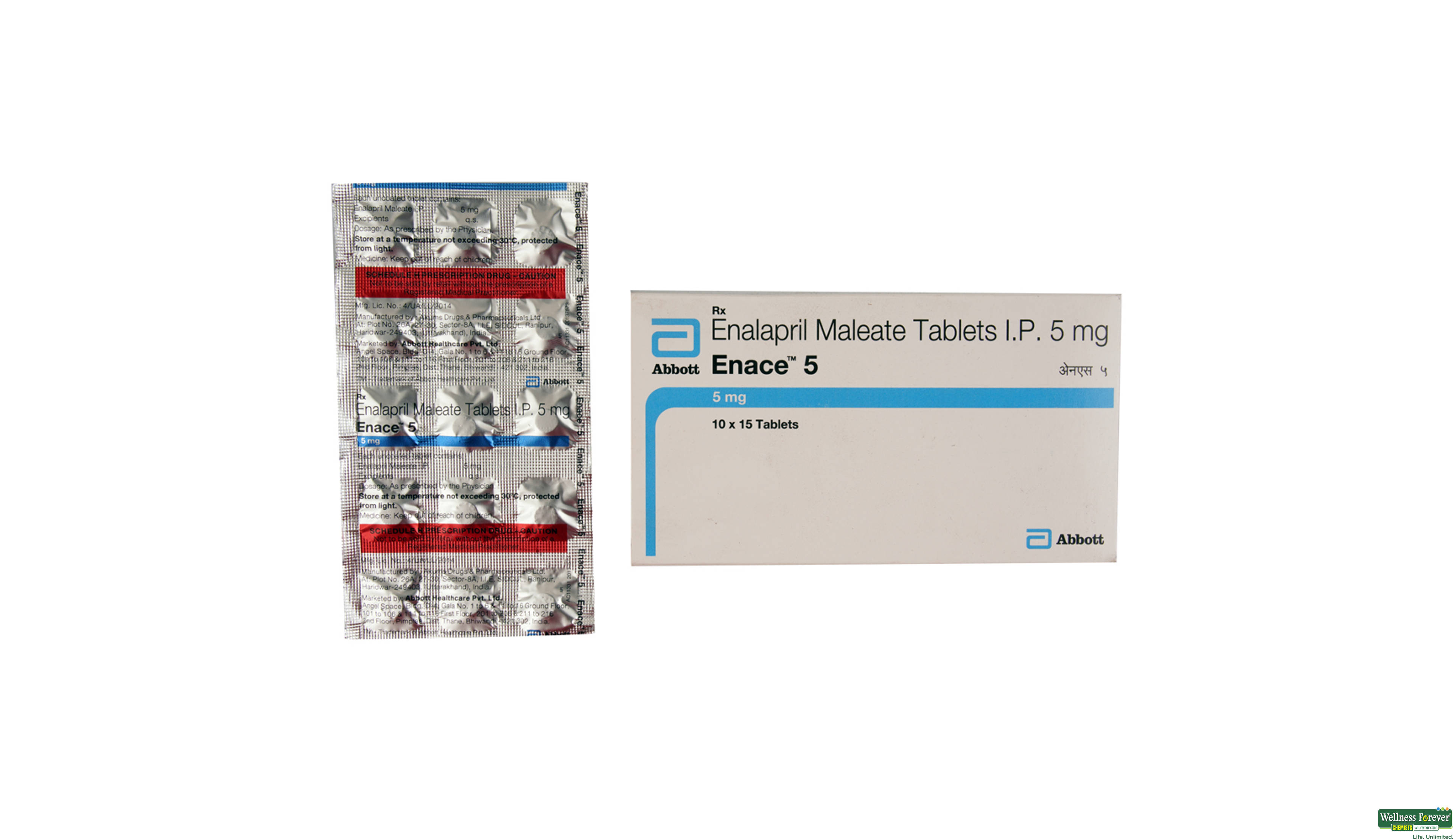 ENACE 5MG 15TAB- 1, 15TAB, 