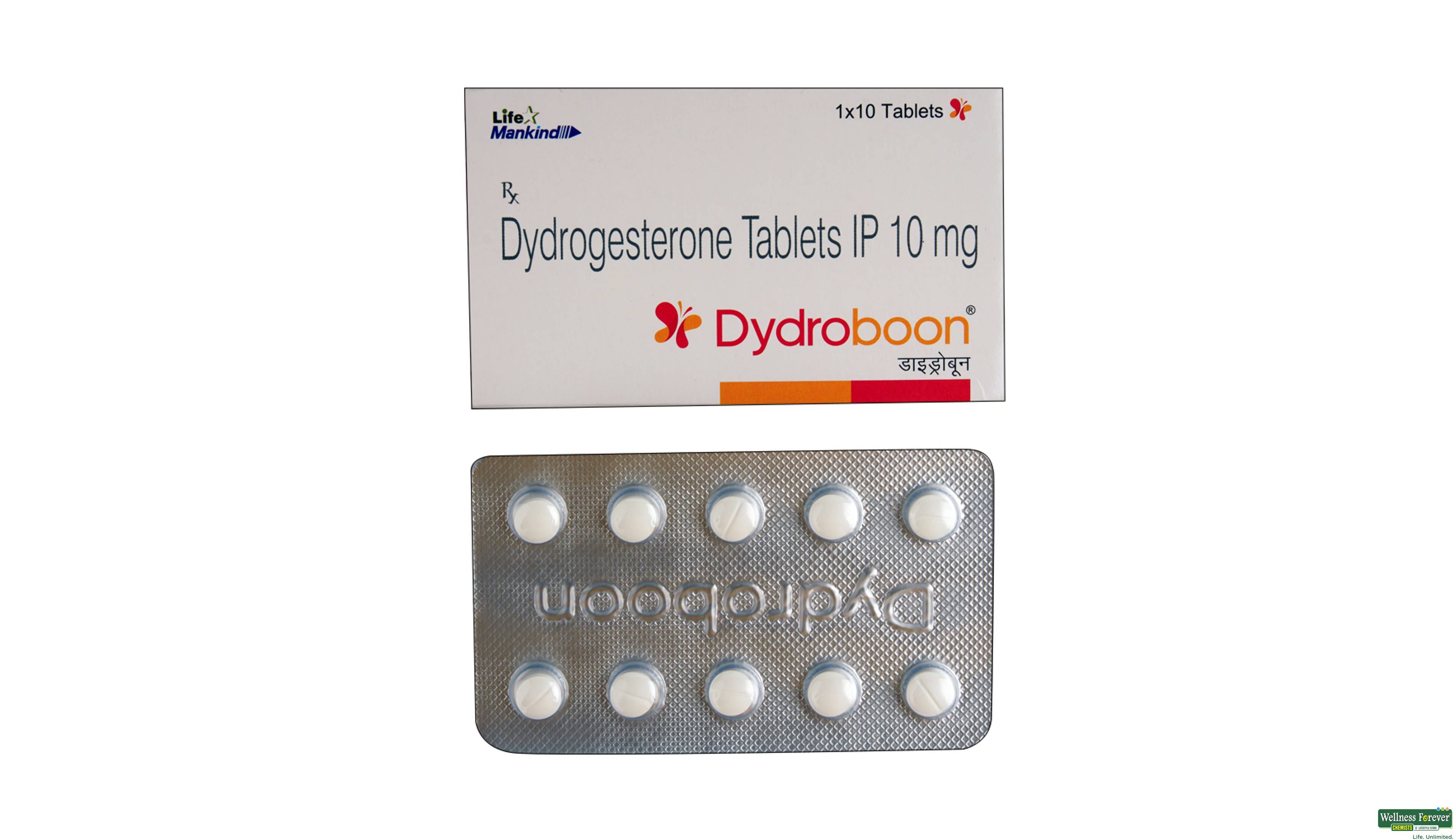 DYDROBOON 10MG 10TAB- 1, 10TAB, •Eases Pain: Effectively reduces pelvic and abdominal pain linked with endometriosis.

•Stabilizes Menstrual Cycle: Helps manage irregular periods and reduce menstrual cramps.

•Controls Tissue Growth: Limits unwanted tissue growth, easing symptoms of endometriosis.
