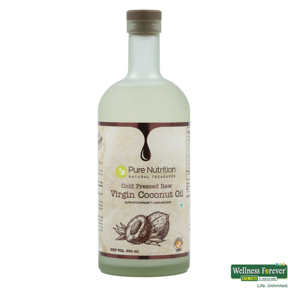 Pure Nutrition Vital Raw Cold Pressed Virgin Olive Oil, For Skin & Hair -  250ml