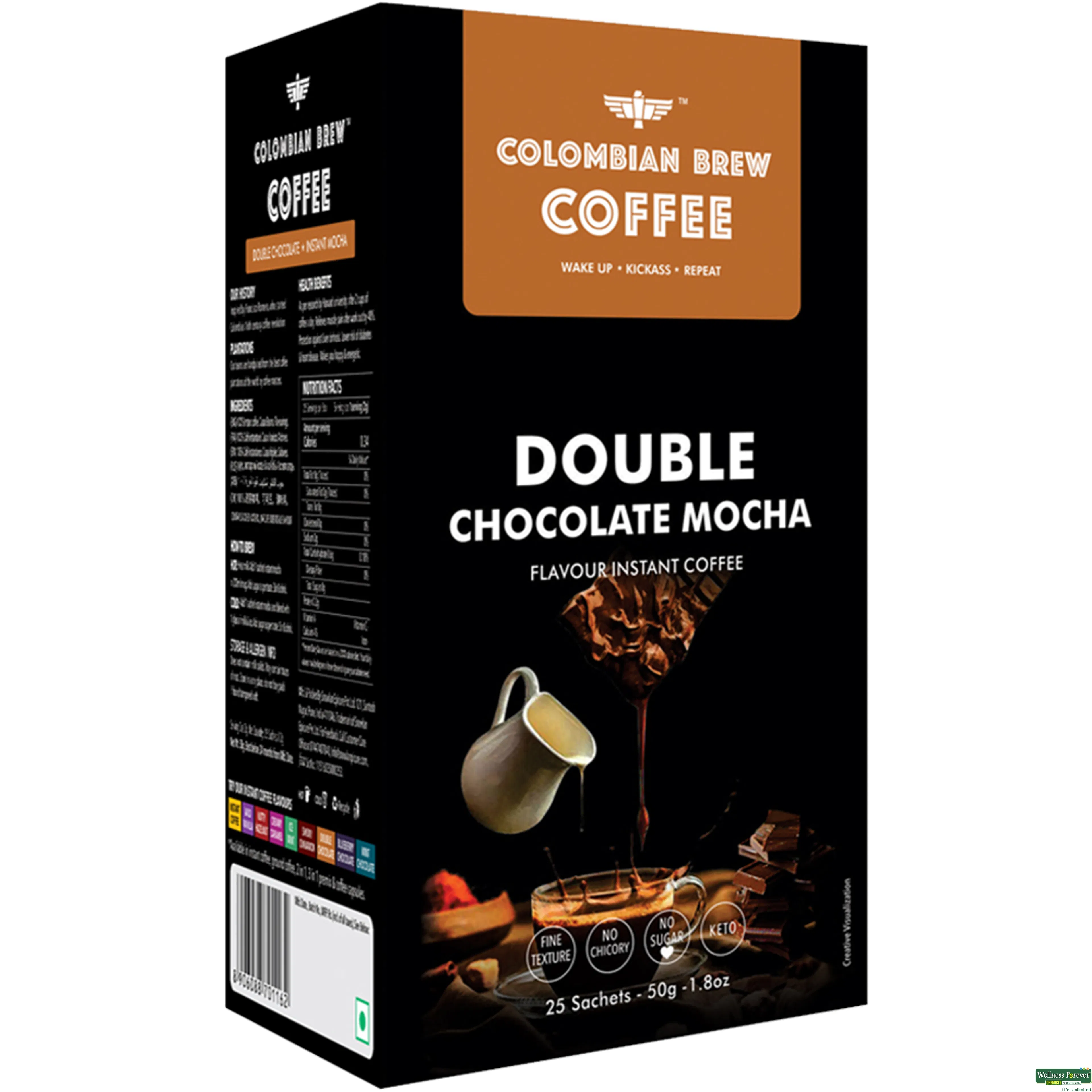 COLOMBIAN COFFEE DOUBLE CHOC MOCHA 50GM-image