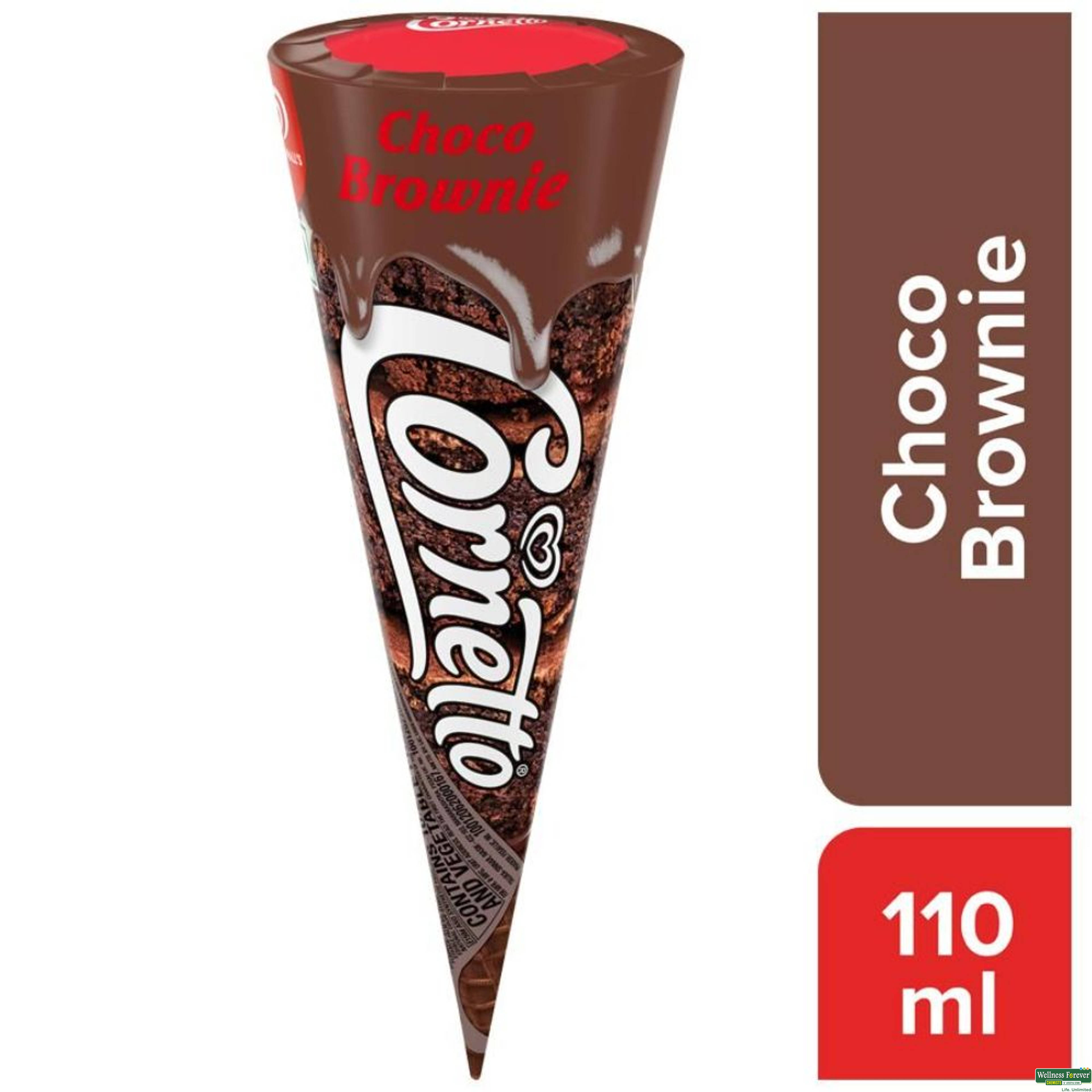 Kwality Wall'S Choco Brownie Cornetto 1 Piece-image