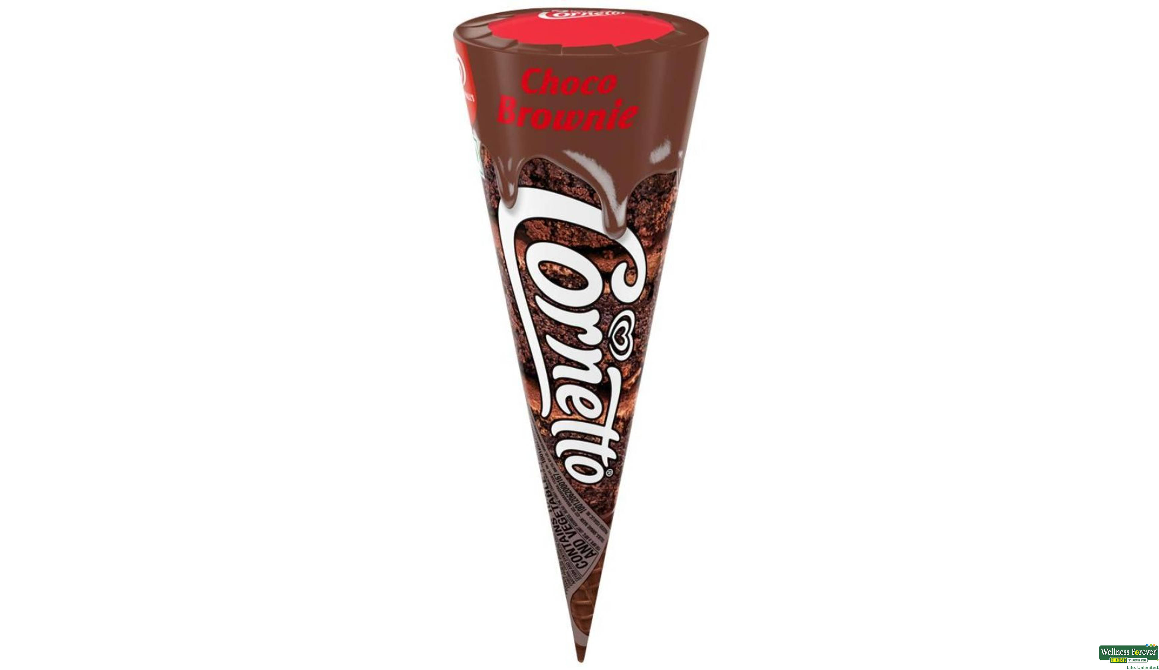 KW I/C CORNETTO CHOCO BROWNIE 1PC- 2, 1PC, 