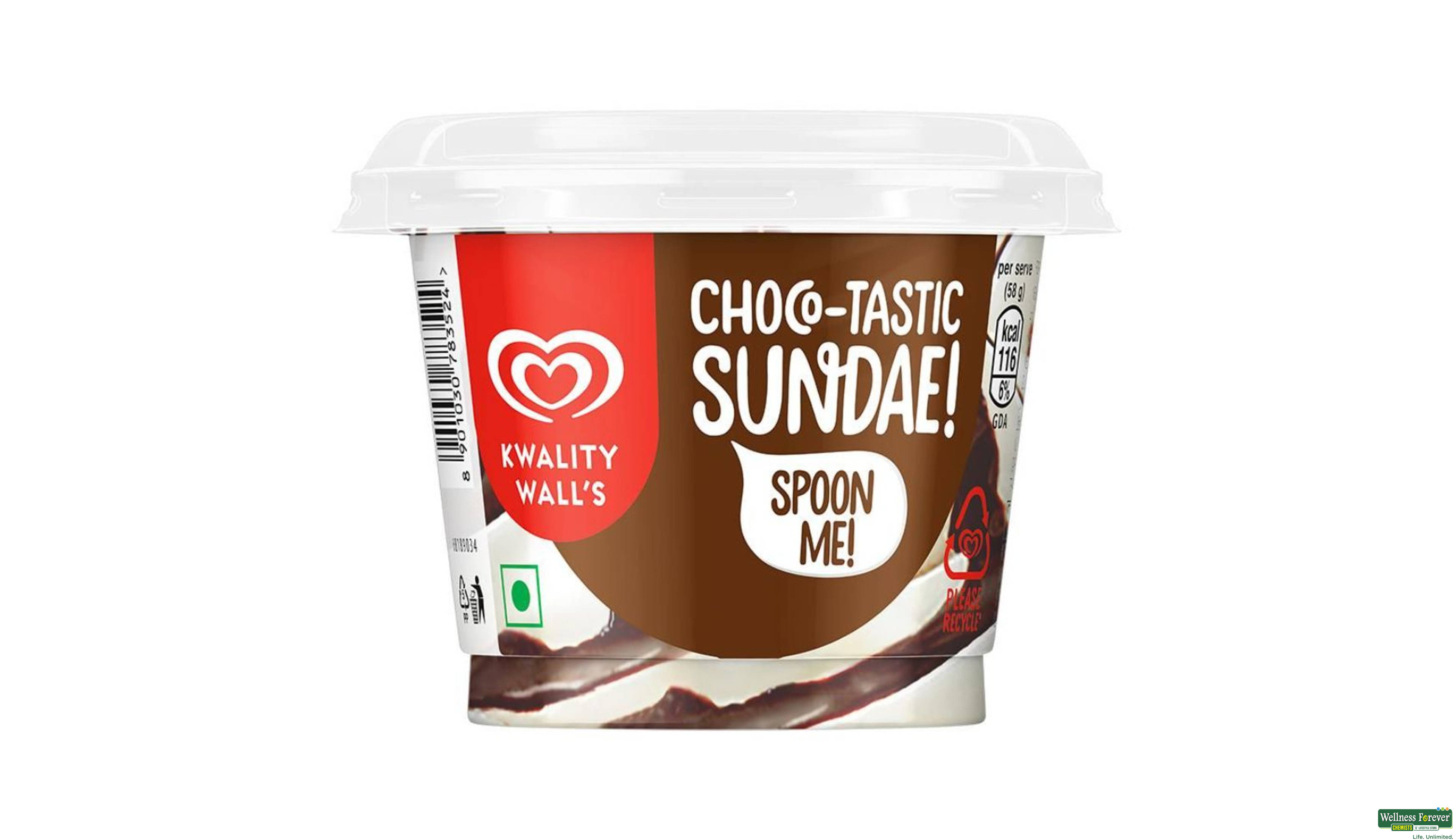 KW I/C SUNDAE VANILLA 100ML- 1, 100ML, 