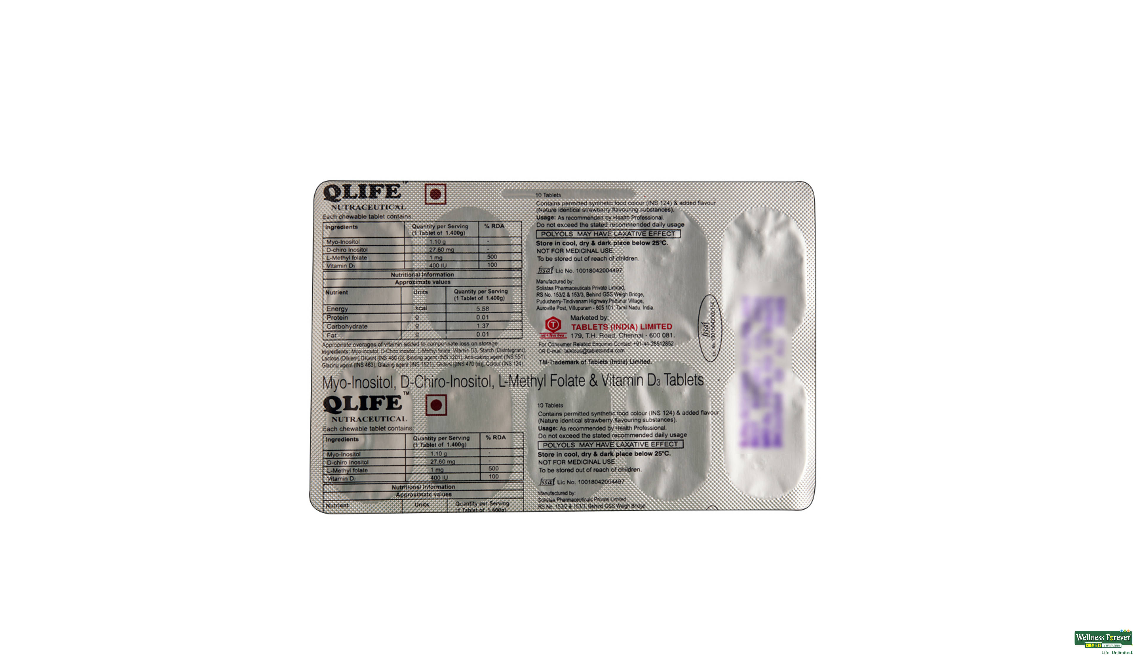 QLIFE 10TAB- 1, 10TAB, 