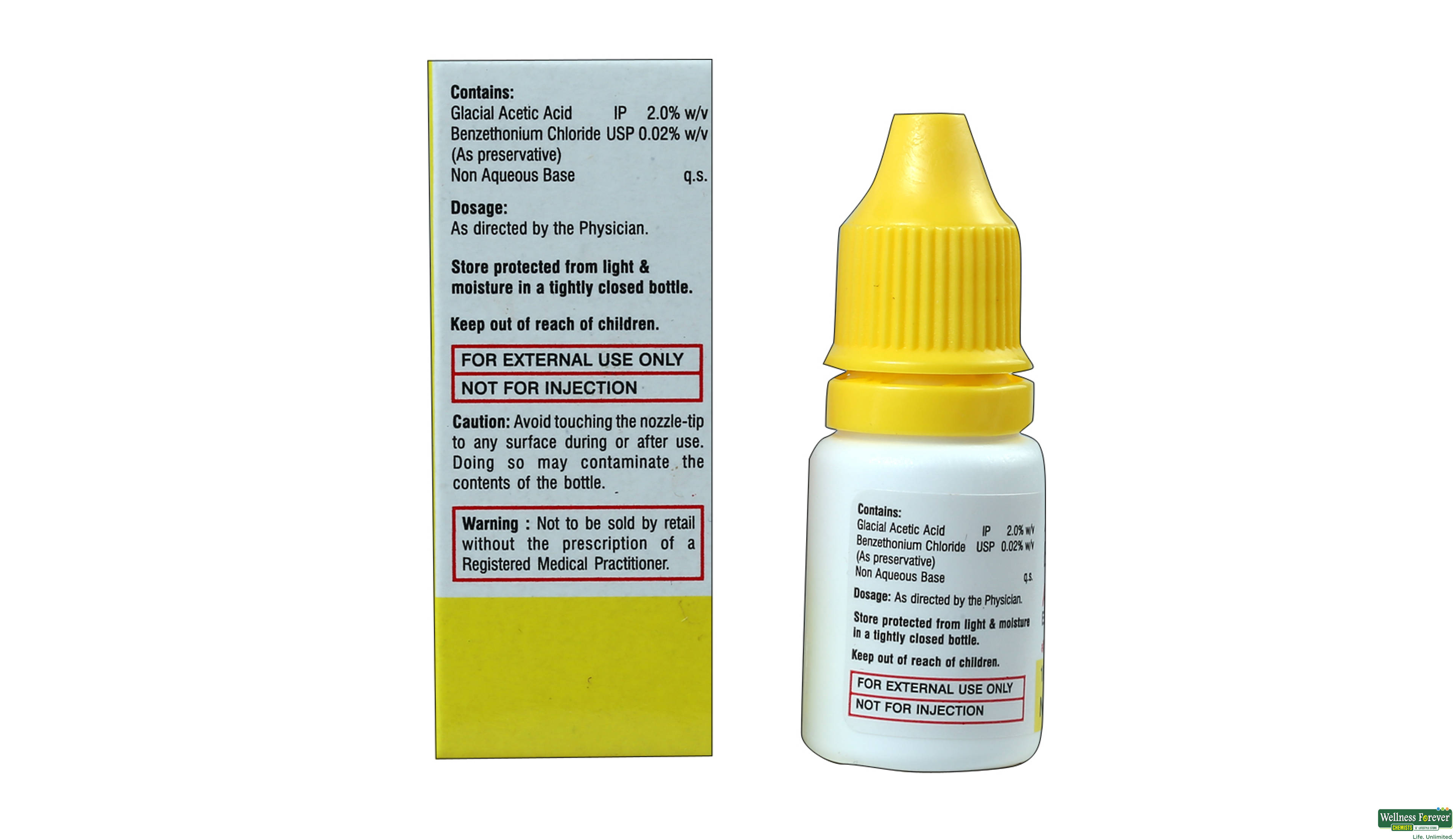 ACETIK EAR DROPS 10ML- 2, 10ML, 