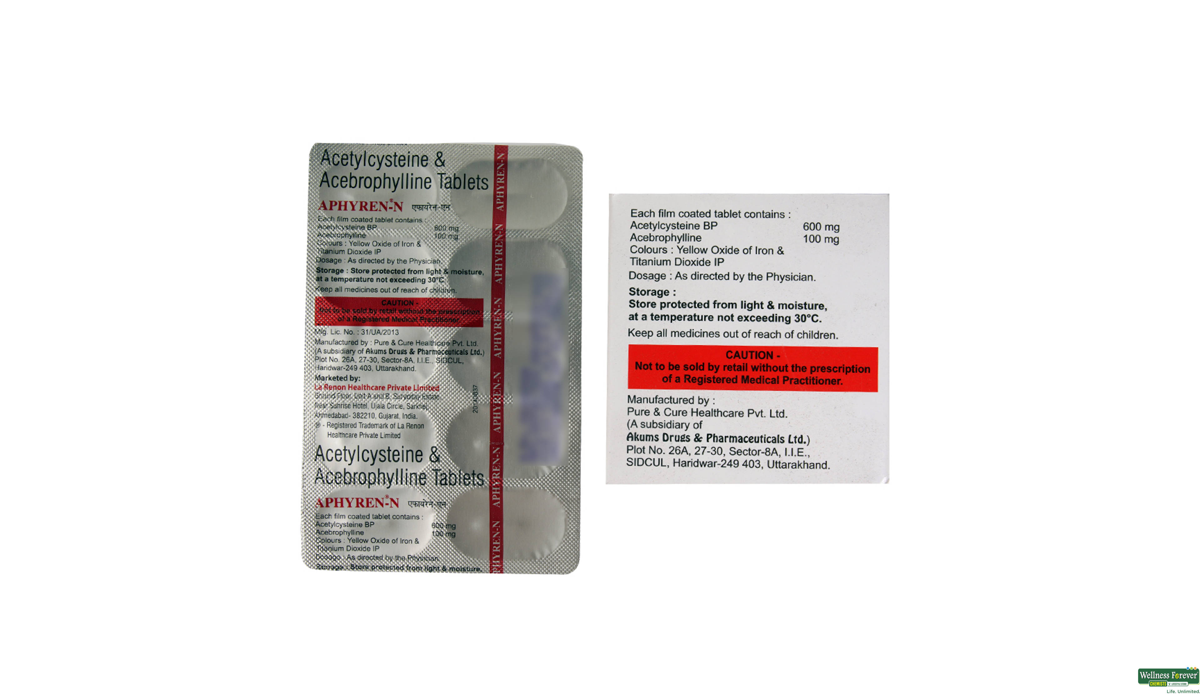 APHYREN-N 10TAB- 2, 10TAB, 