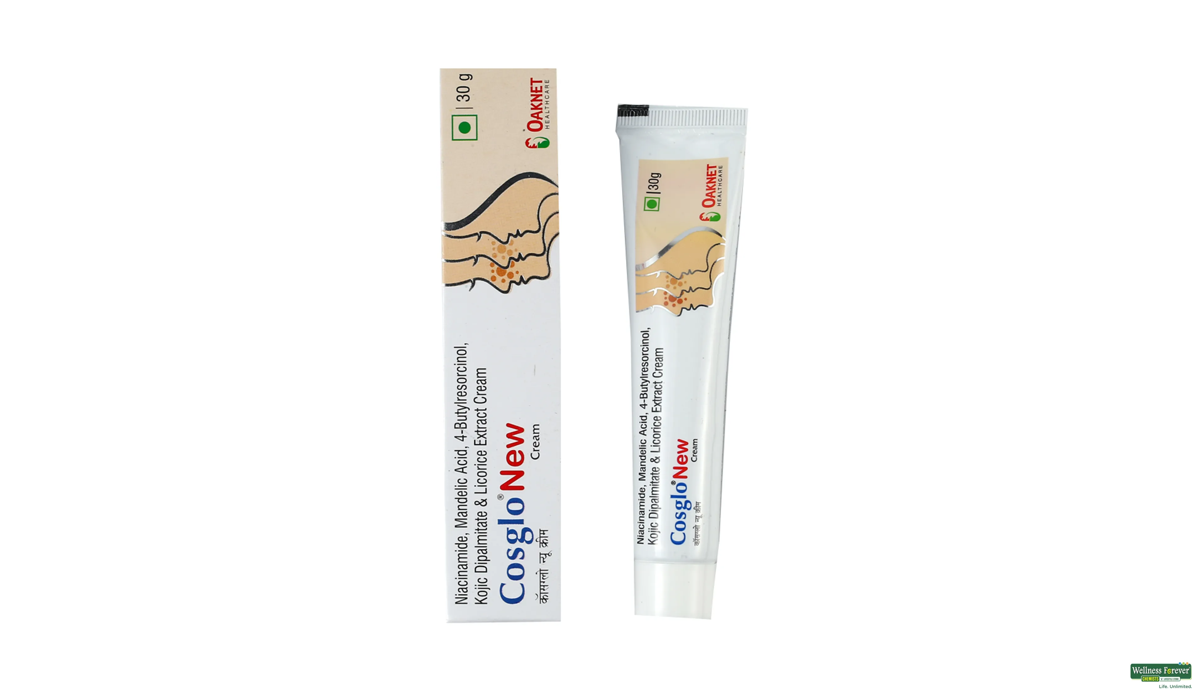 COSGLO NEW CREAM 30GM- 1, 30GM, 