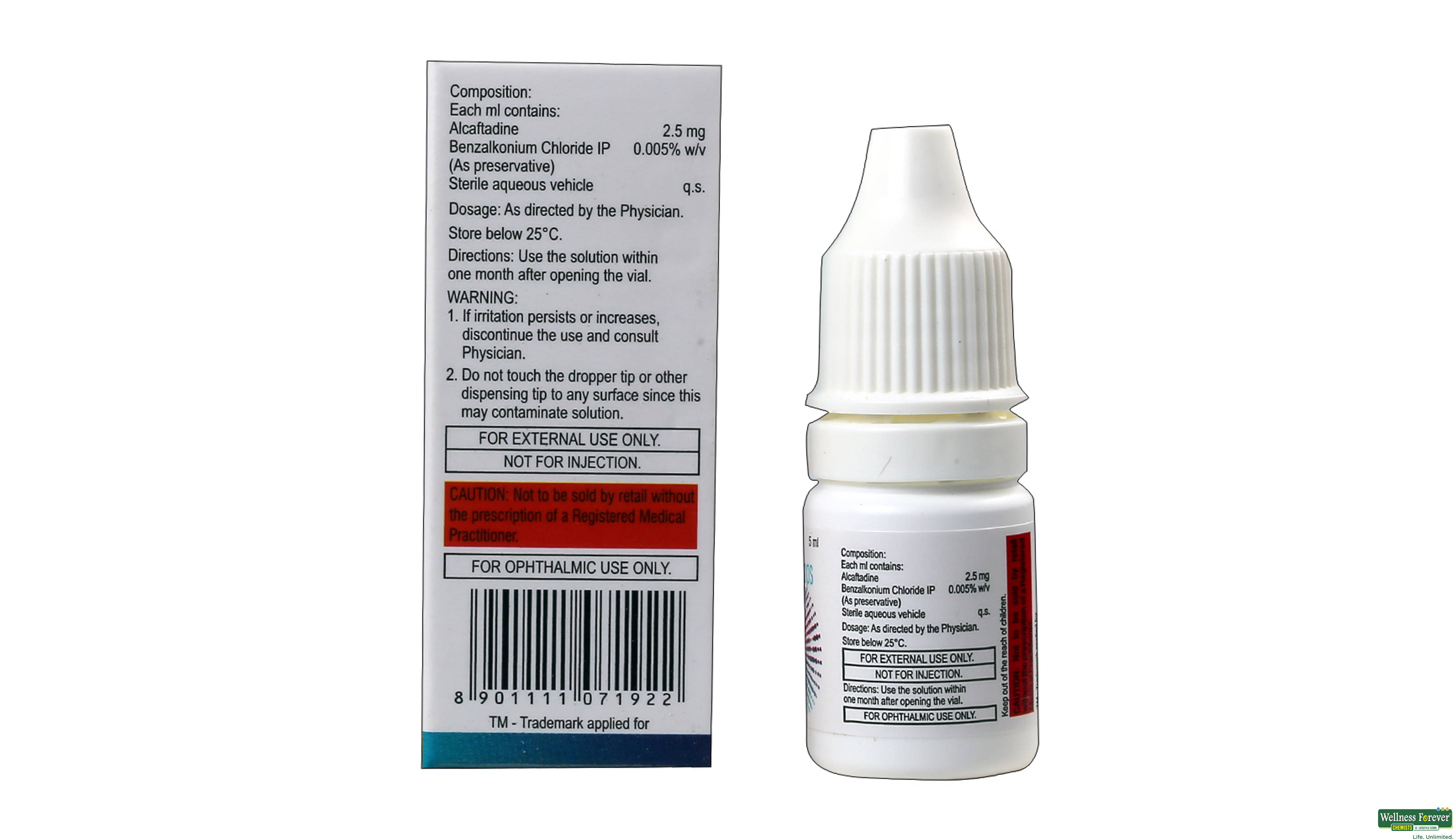 CAFTA E/DROPS 5ML- 2, 5ML, 