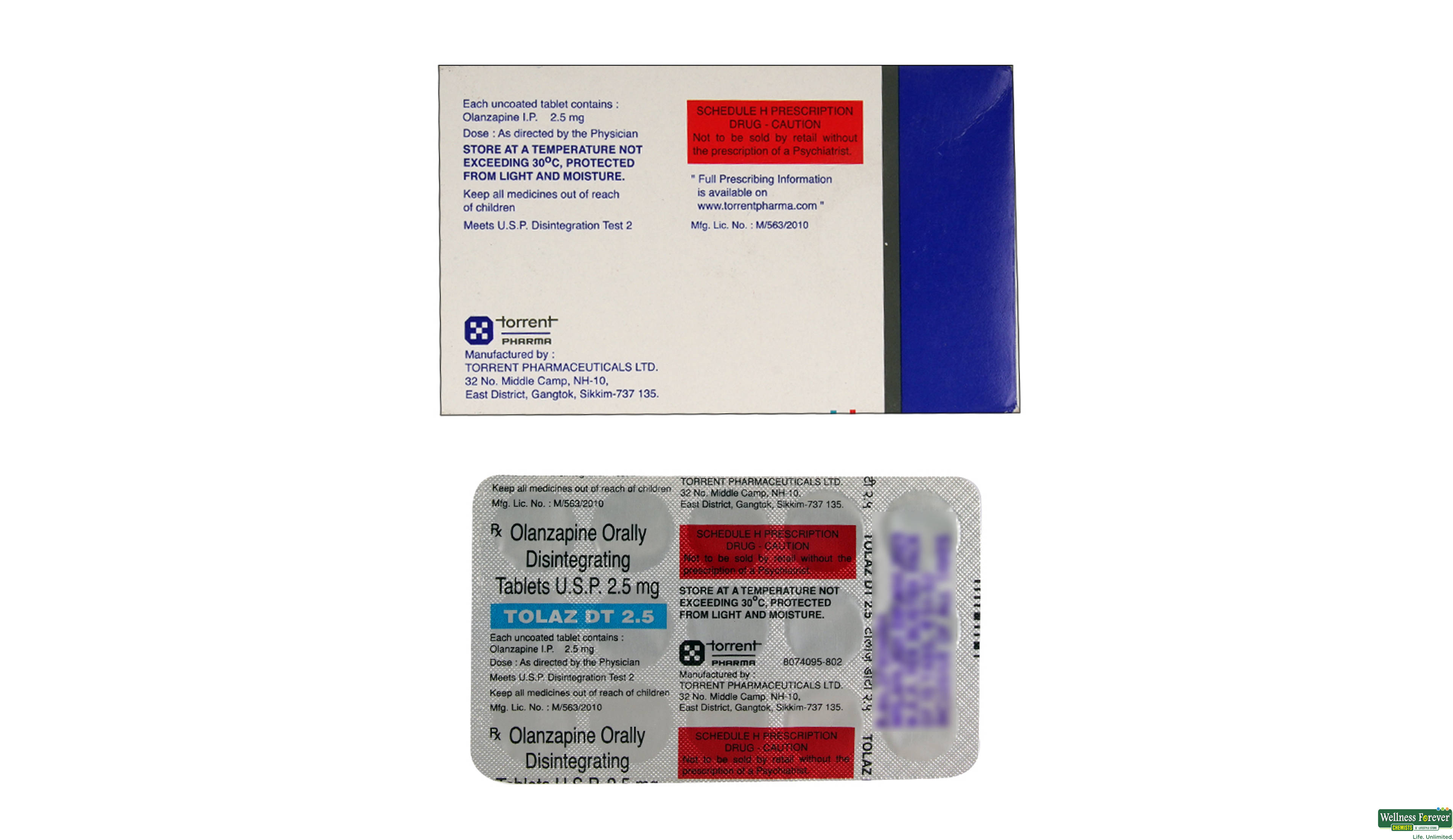 TOLAZ-DT 2.5MG 15TAB- 2, 15TAB, 