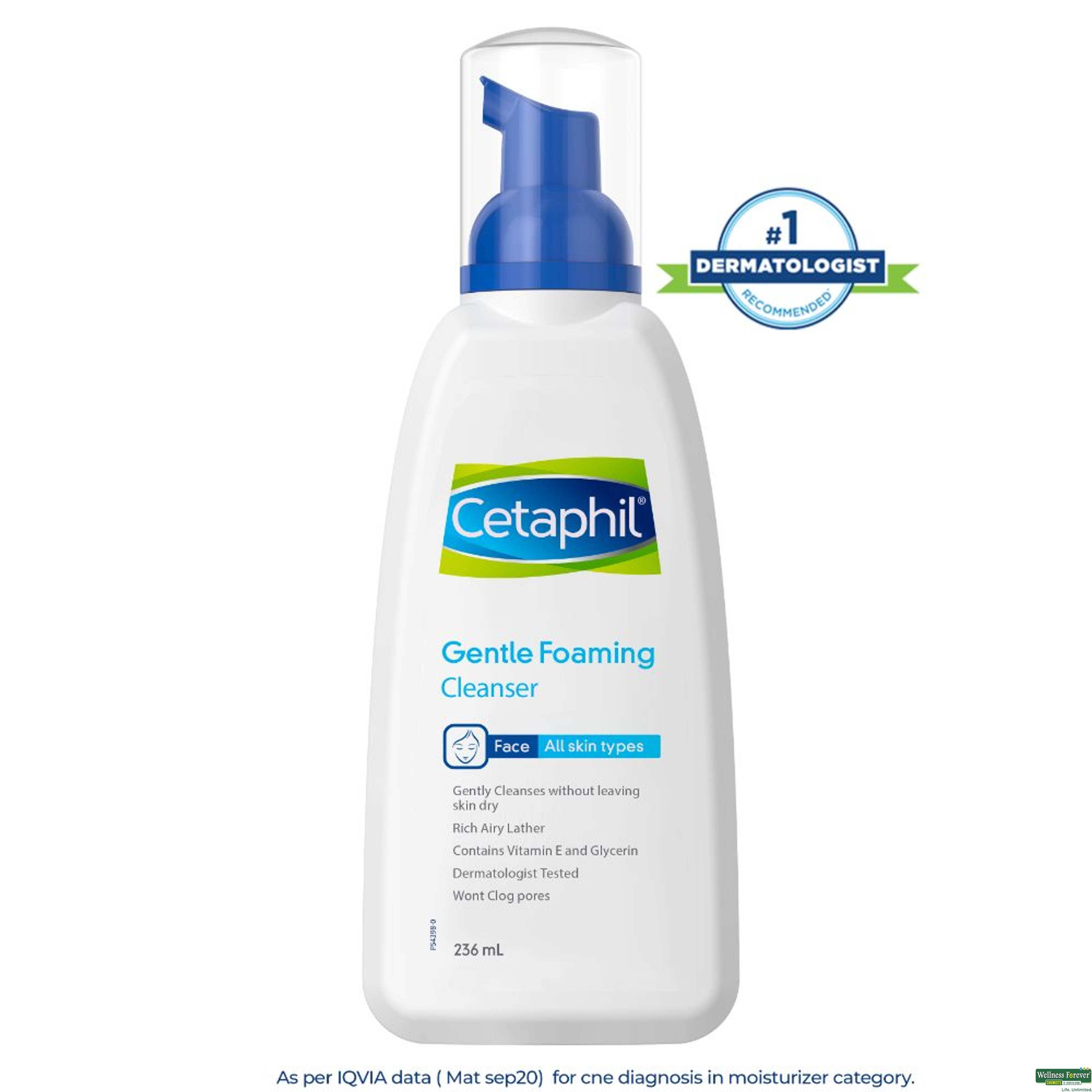 CETAPHIL GENTLE FOAMING CLEANSR LTN 236ML-image