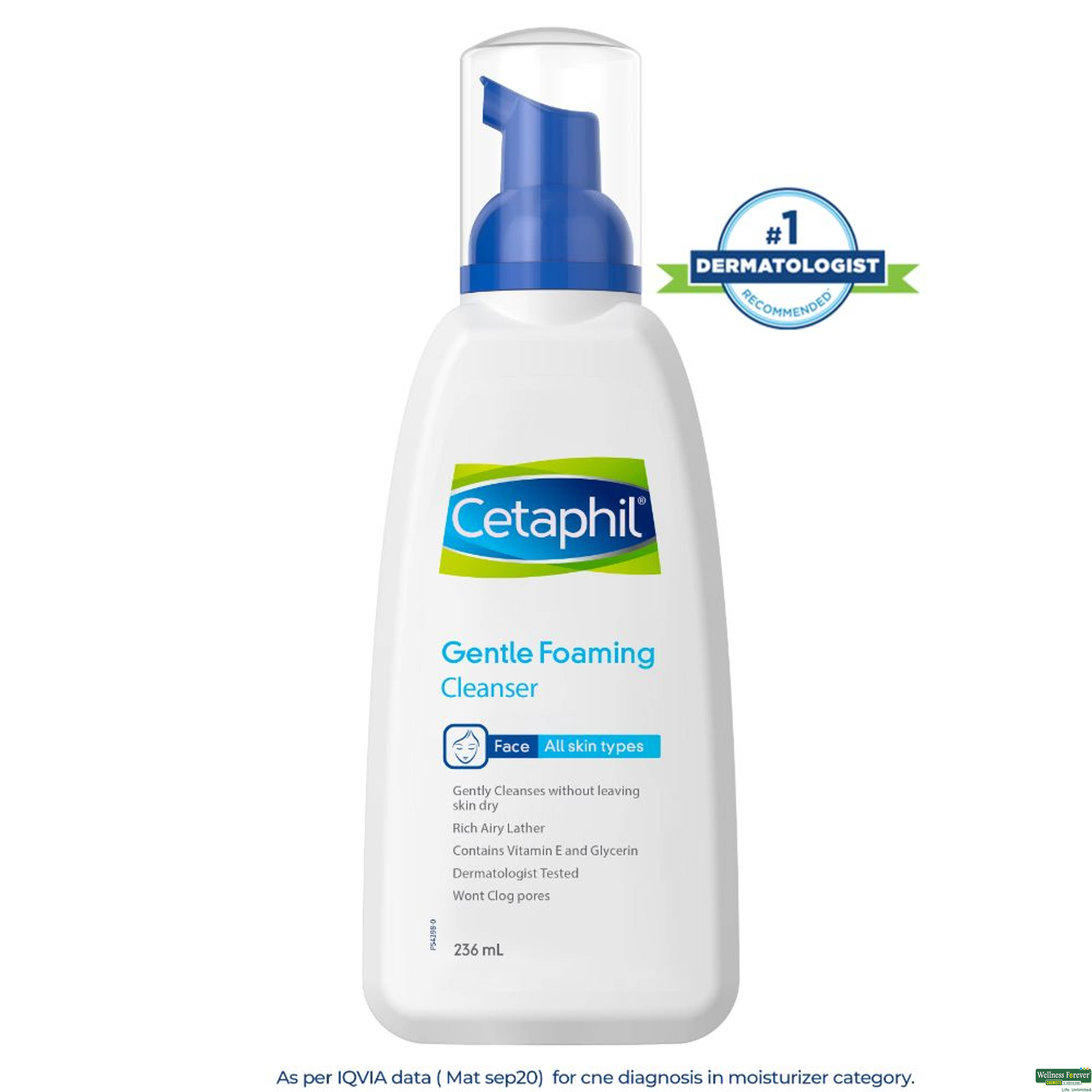 Cetaphil Gentle Foaming Cleanser, 236 Ml-image