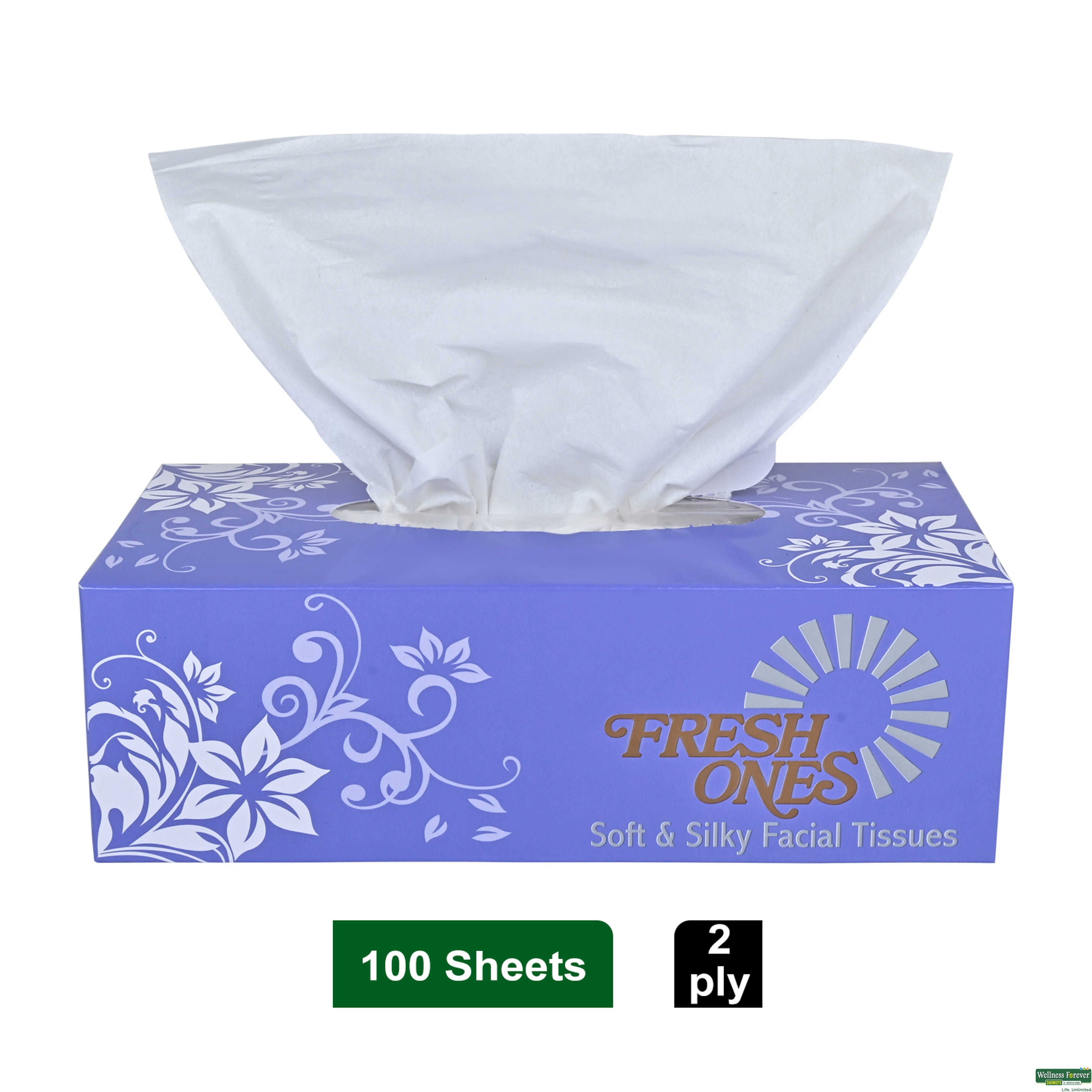 Fresh Ones Facial Tissues 100 Pulls 1 Piece-image