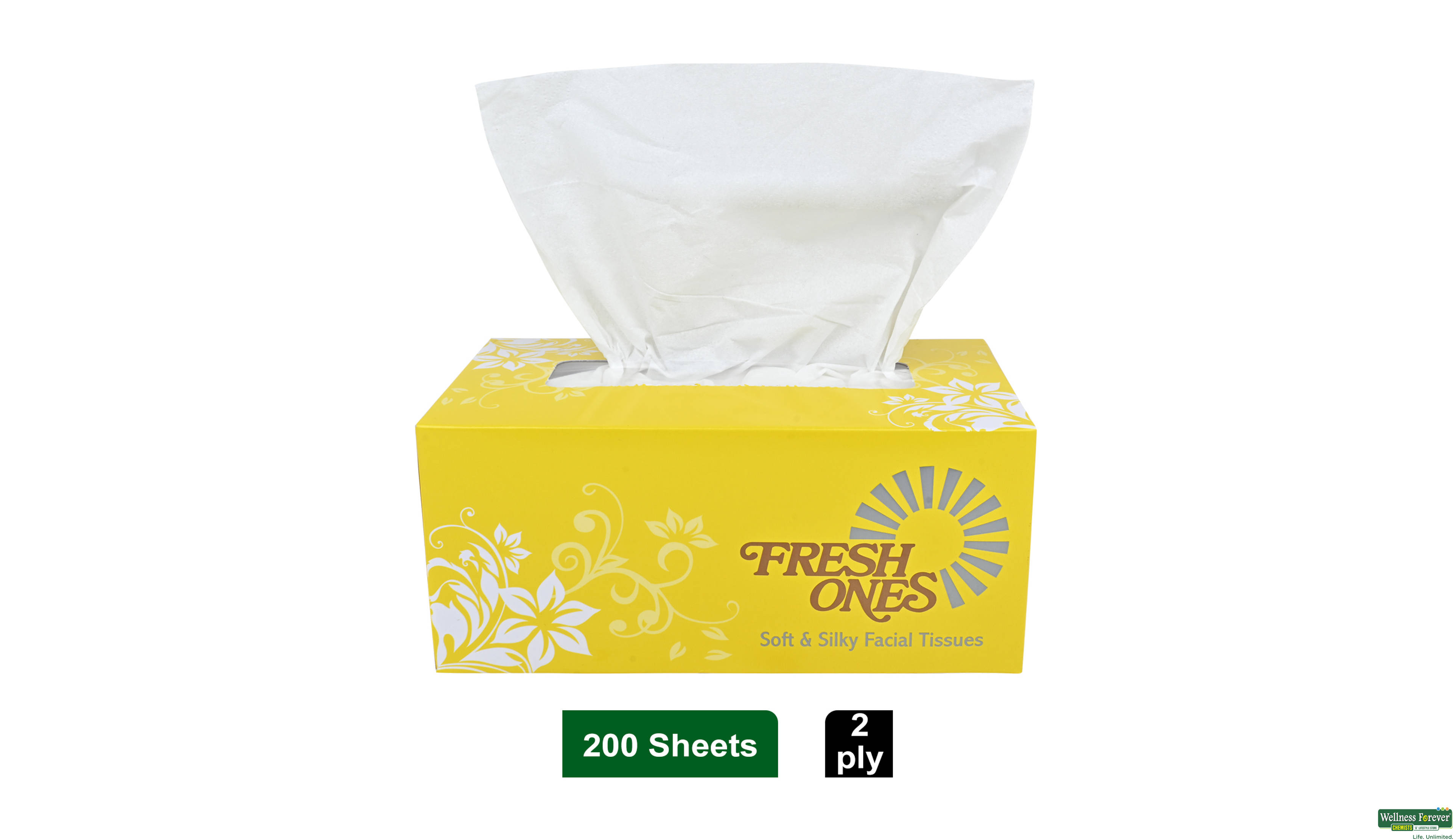 FRESH ONES F/TISSUE 200PULLS- 1, 200PC, 
