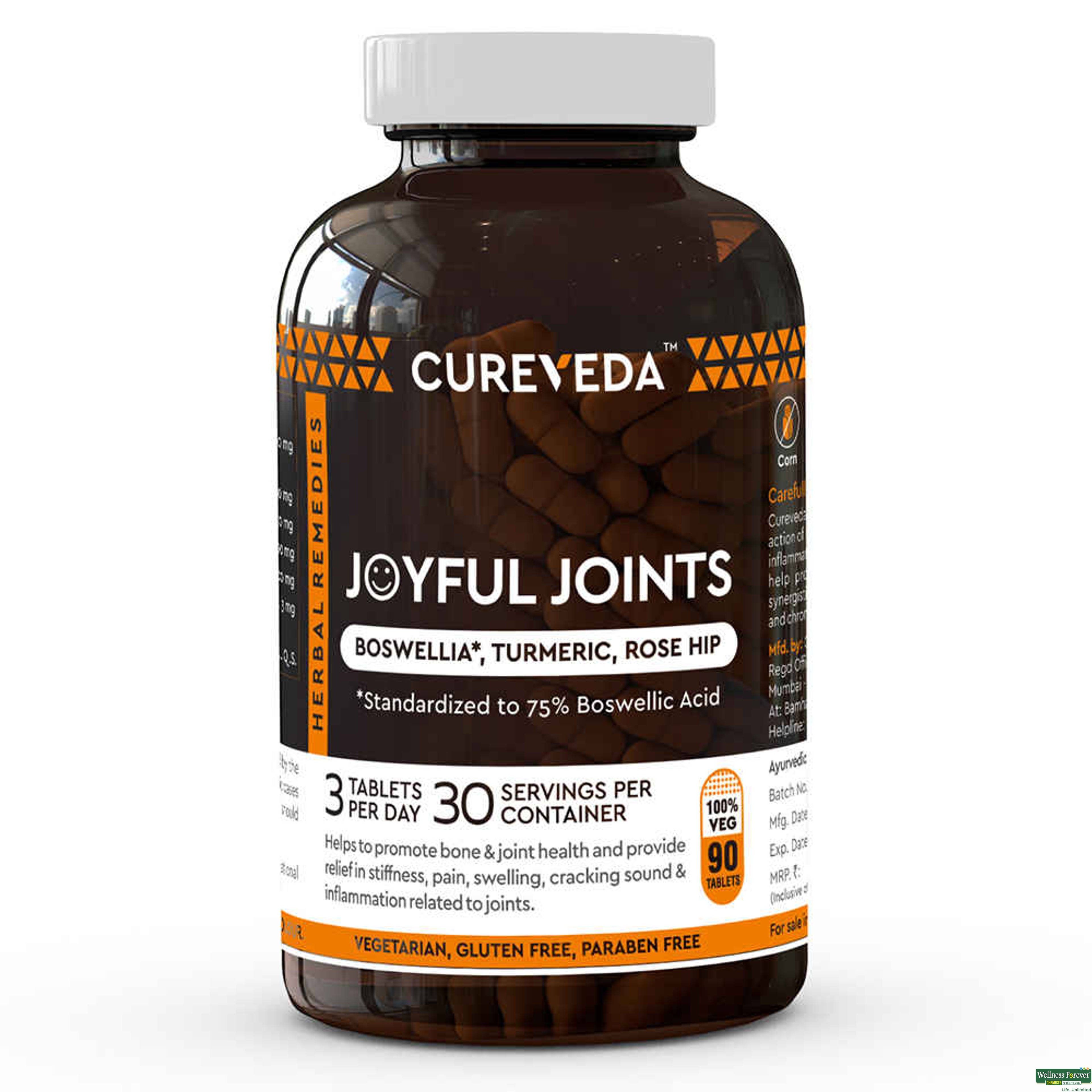 Cureveda Joyful Joints, 90 tablets-image