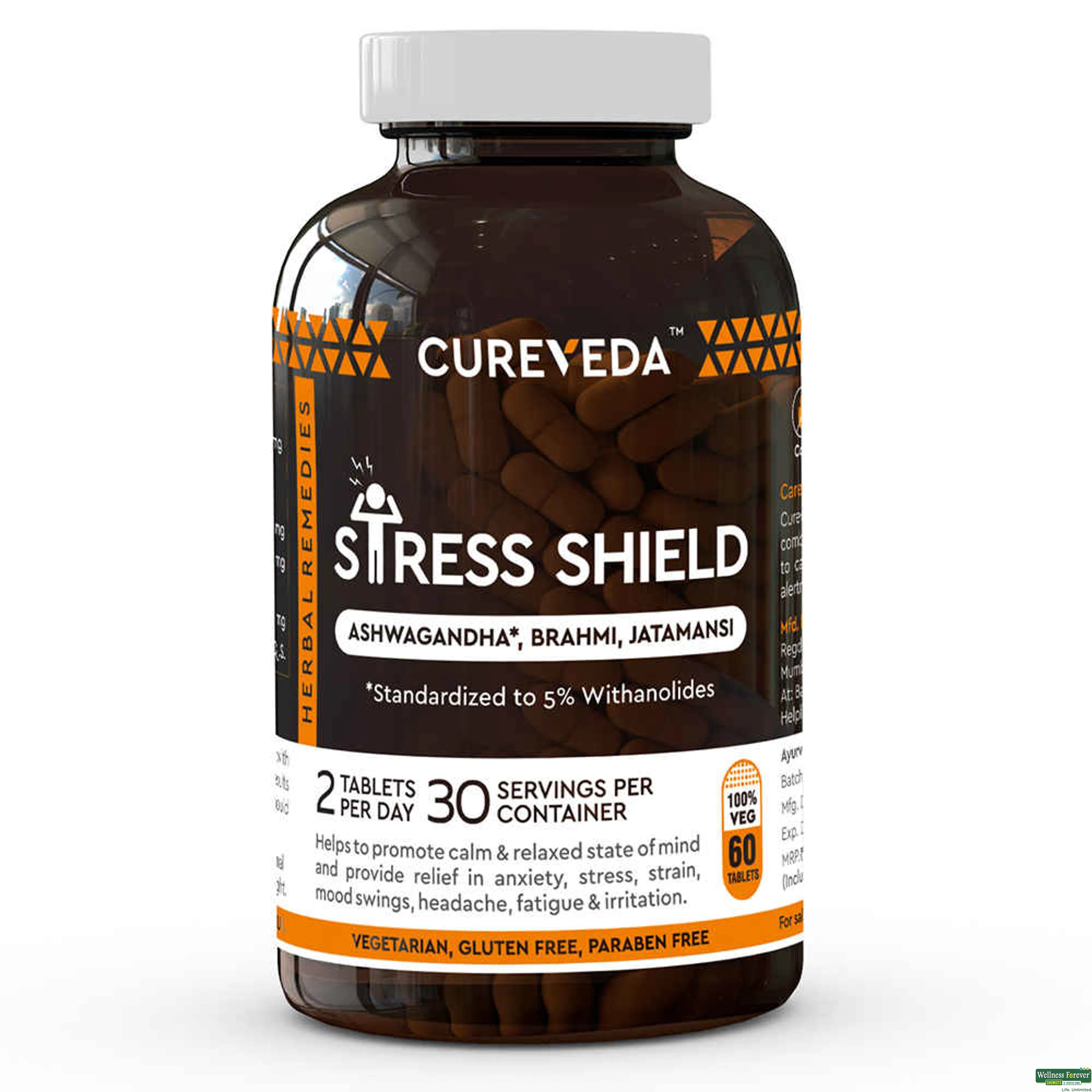 CUREVEDA STRESS SHIELD 60TAB-image