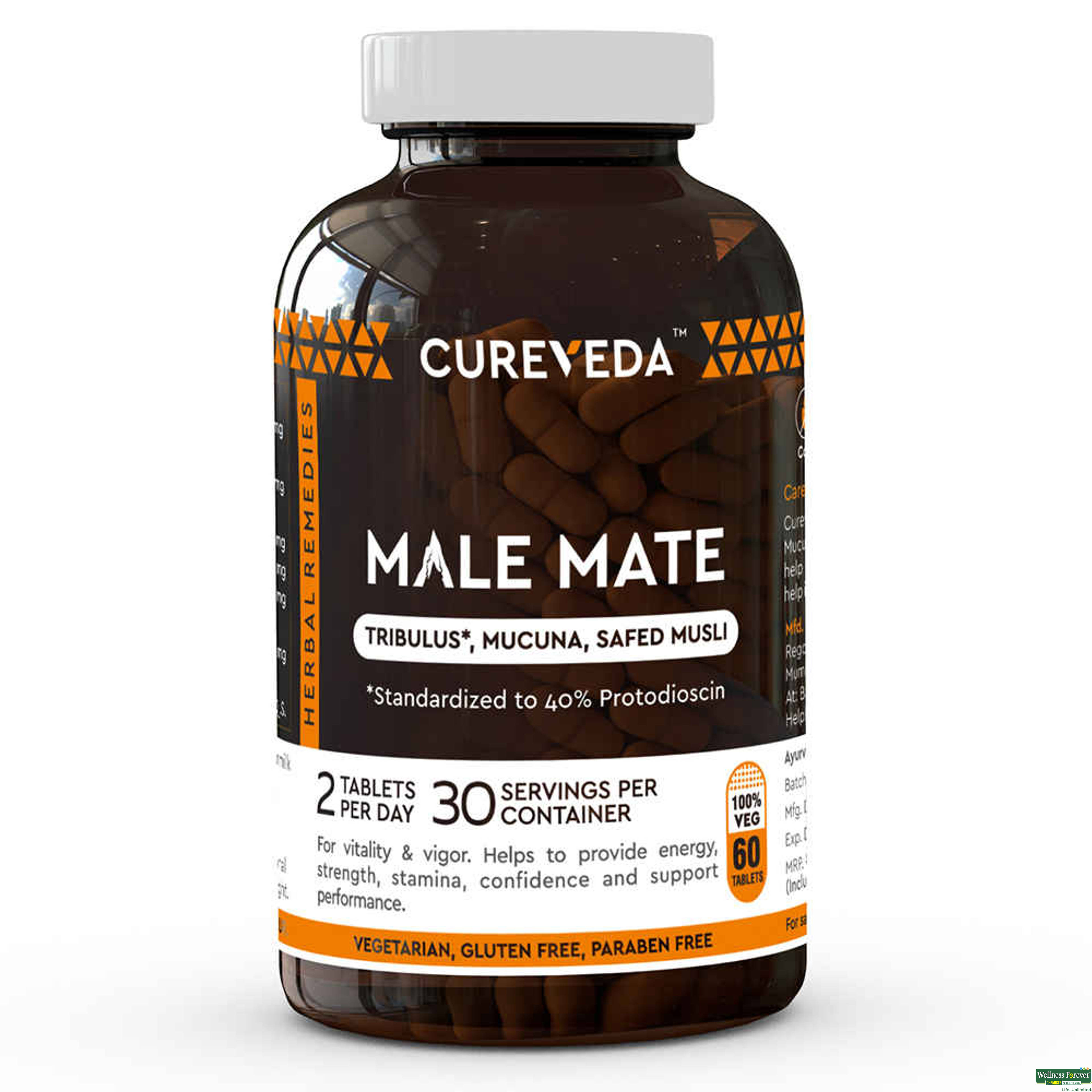 Cureveda Male Mate, 60 tablets-image