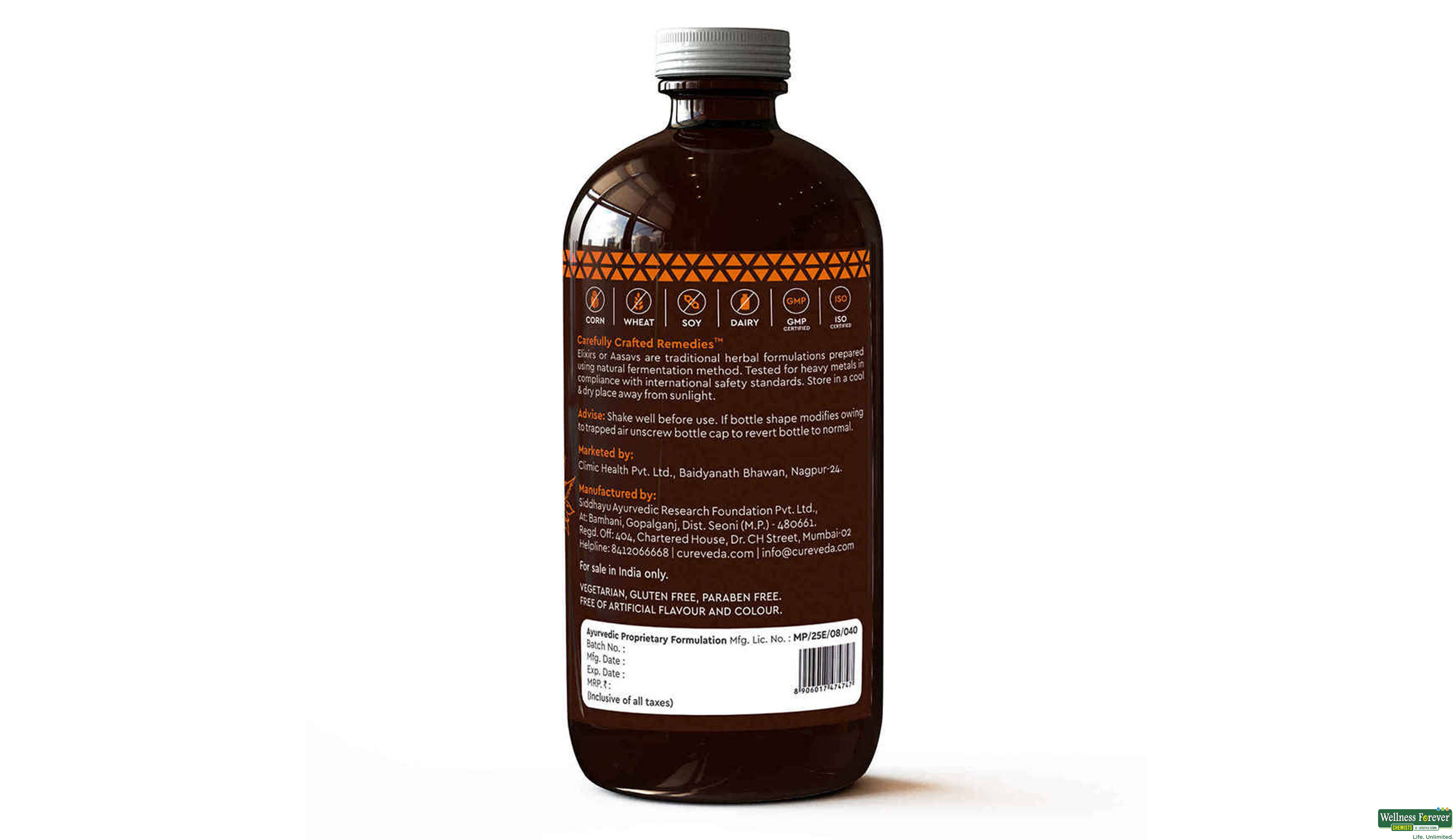 CUREVEDA ELIXIR DIGEST 450ML- 3, 450ML, 