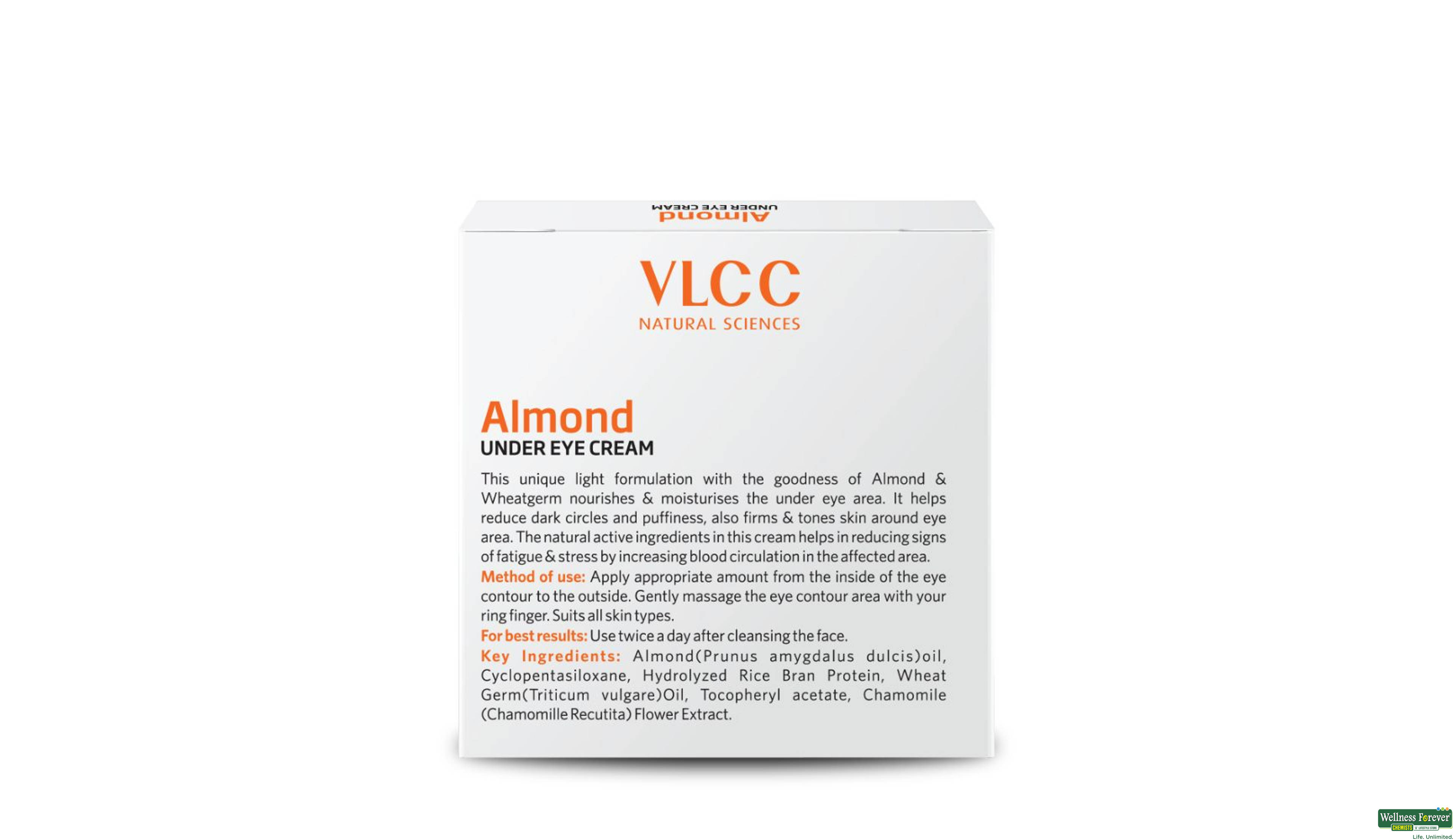 VLCC CRM UNDER EYE 15GM- 2, 15GM, 