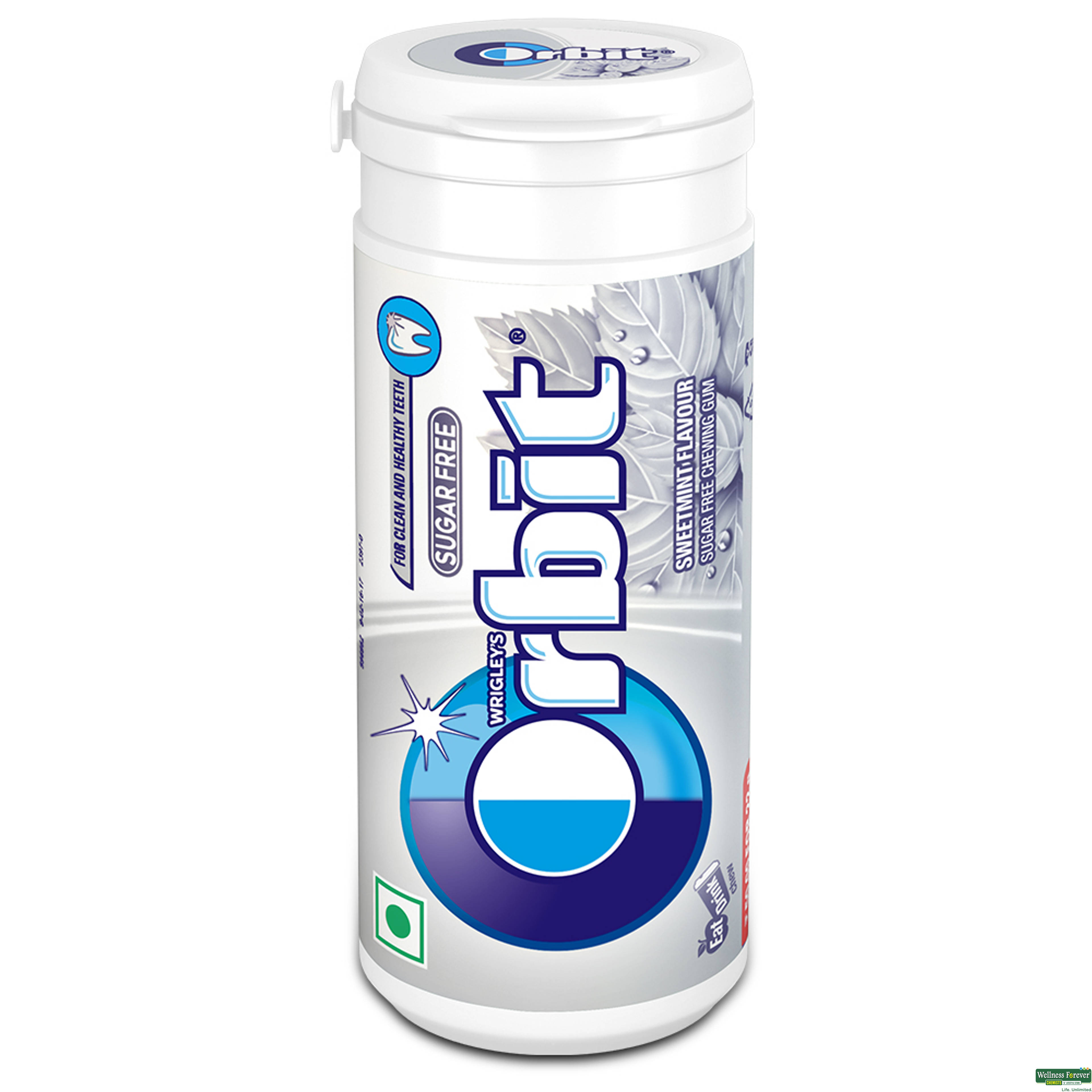 Orbit Sugar Free Chewing Gum, Sweetmint, 22 g-image