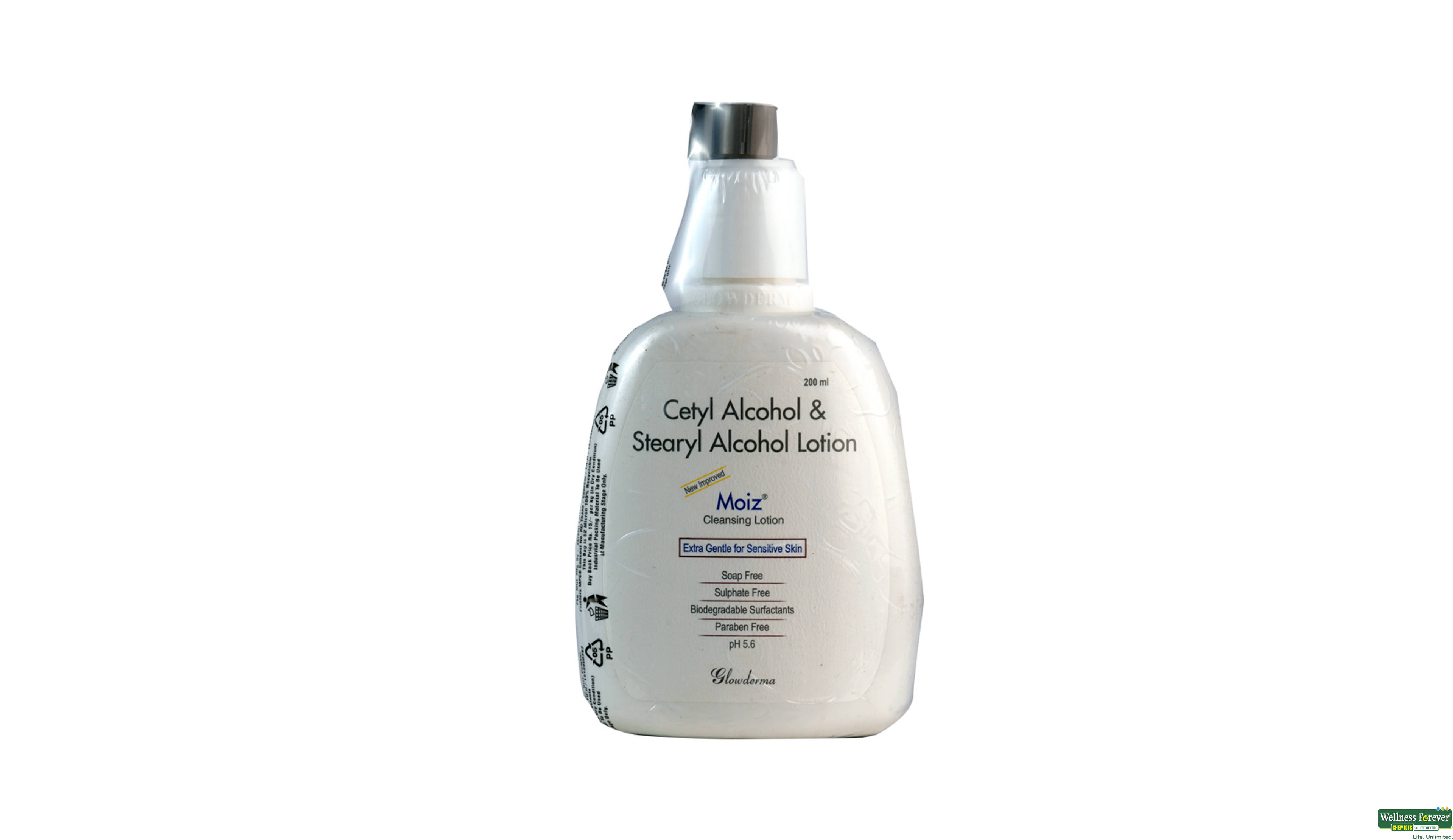 MOIZ CLNS LTN 200ML- 1, 200ML, •Moisturizing: Keeps your skin hydrated and feeling smooth.

•Gentle Cleaning: Removes daily grime without stripping away natural oils.

•Good for Sensitive Skin: Made without harsh ingredients, suitable for all skin types, including sensitive ones.