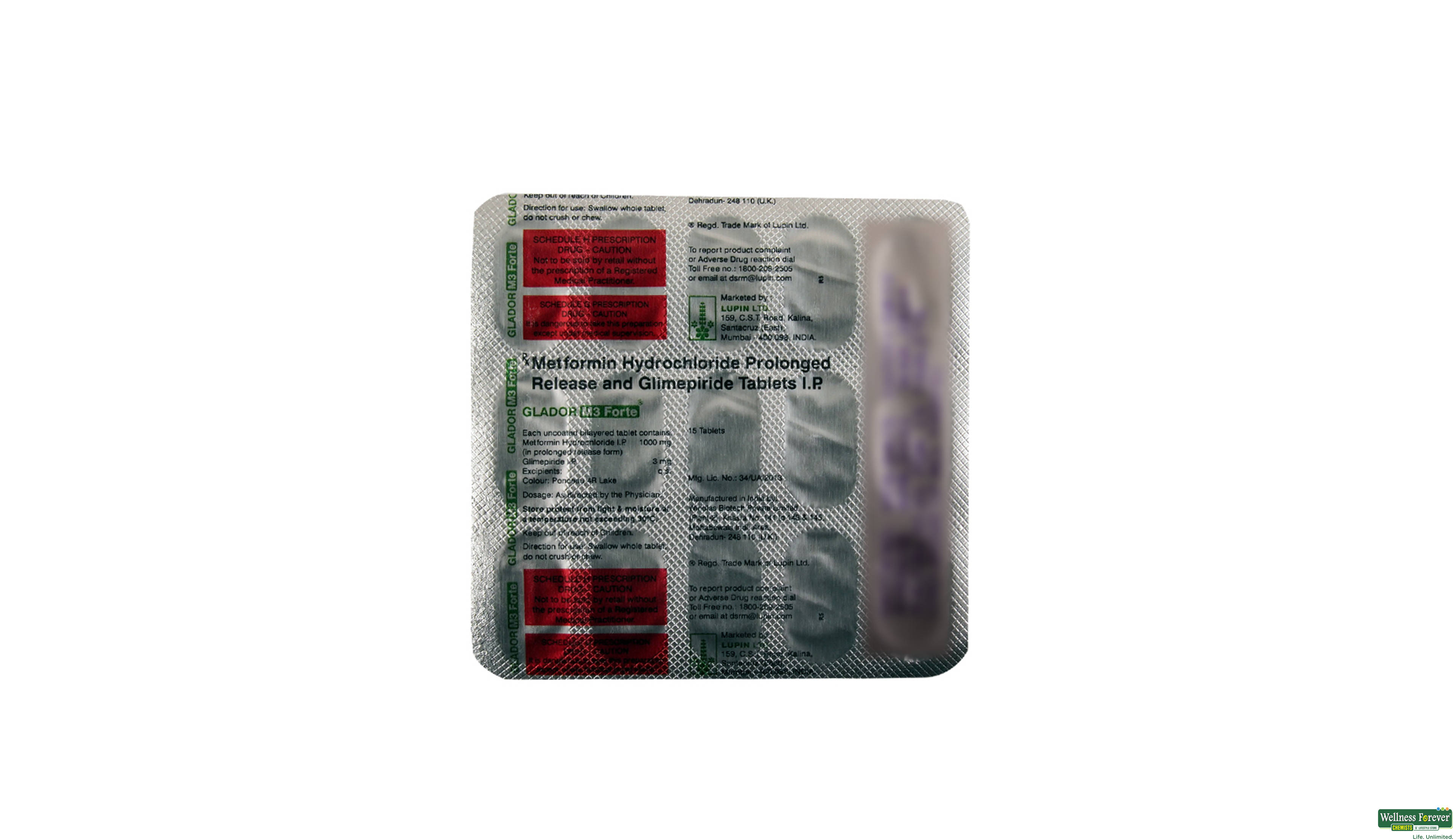 GLADOR-M3 FORTE 15TAB- 1, 15TAB, 