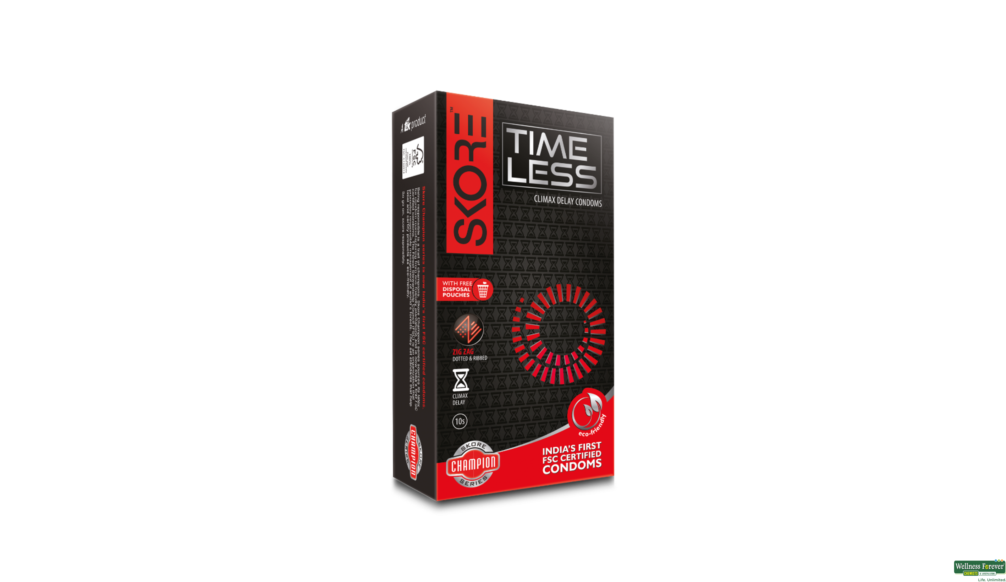 SKORE CONDOM TIMELESS 10PC- 1, 10PC, null